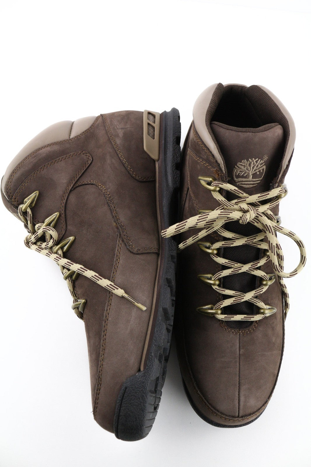 TIMBERLAND 6823R Men's Brown Leather Boots EU46 UK11.5 Lace Ankle Anti Fatigue