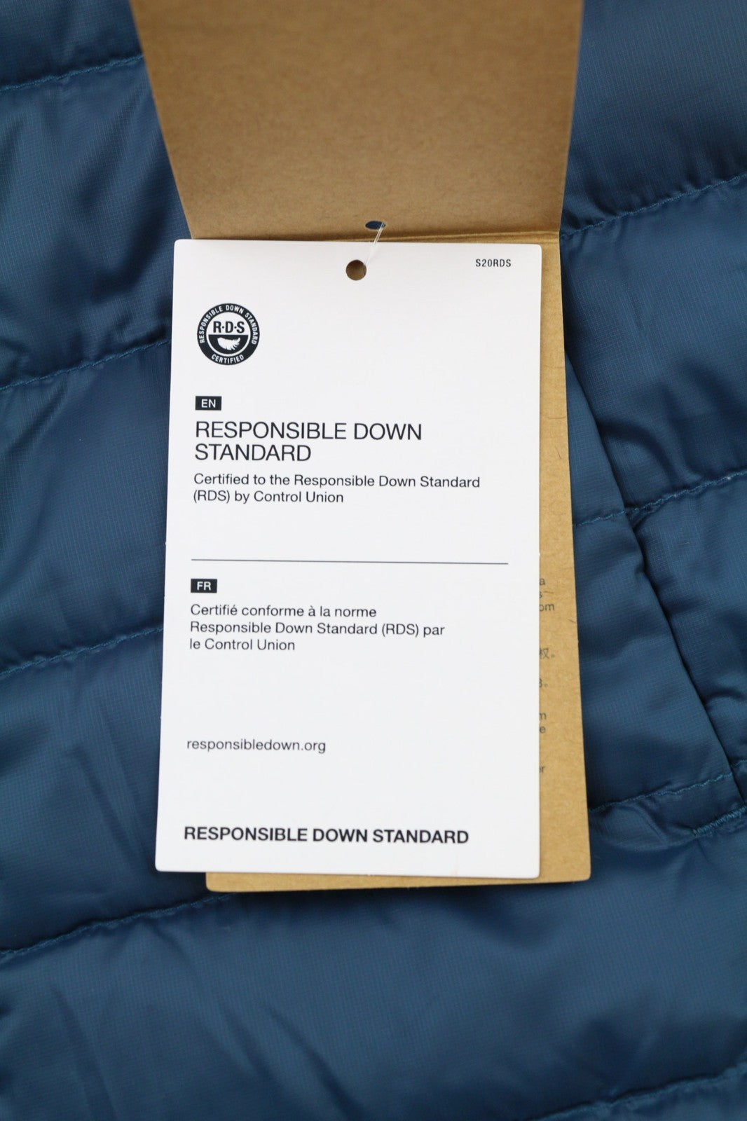 THE NORTH FACE NF0A4SVN Women's XS 800-Fill Blue Down Jacket Lined High Neck