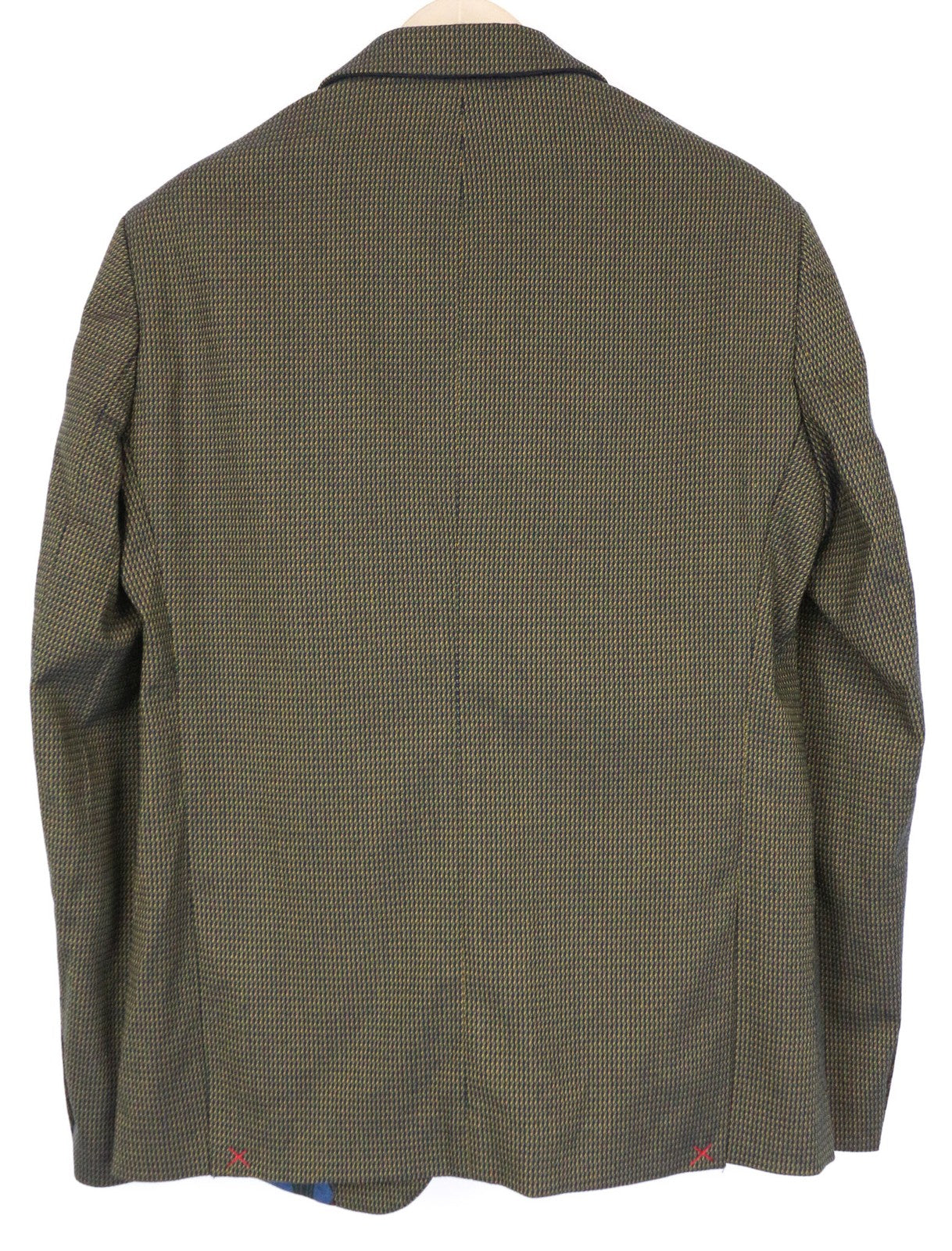 SCOTCH & SODA Men Blazer ~S Half-Lined Green Slim Melange Classic Stretch