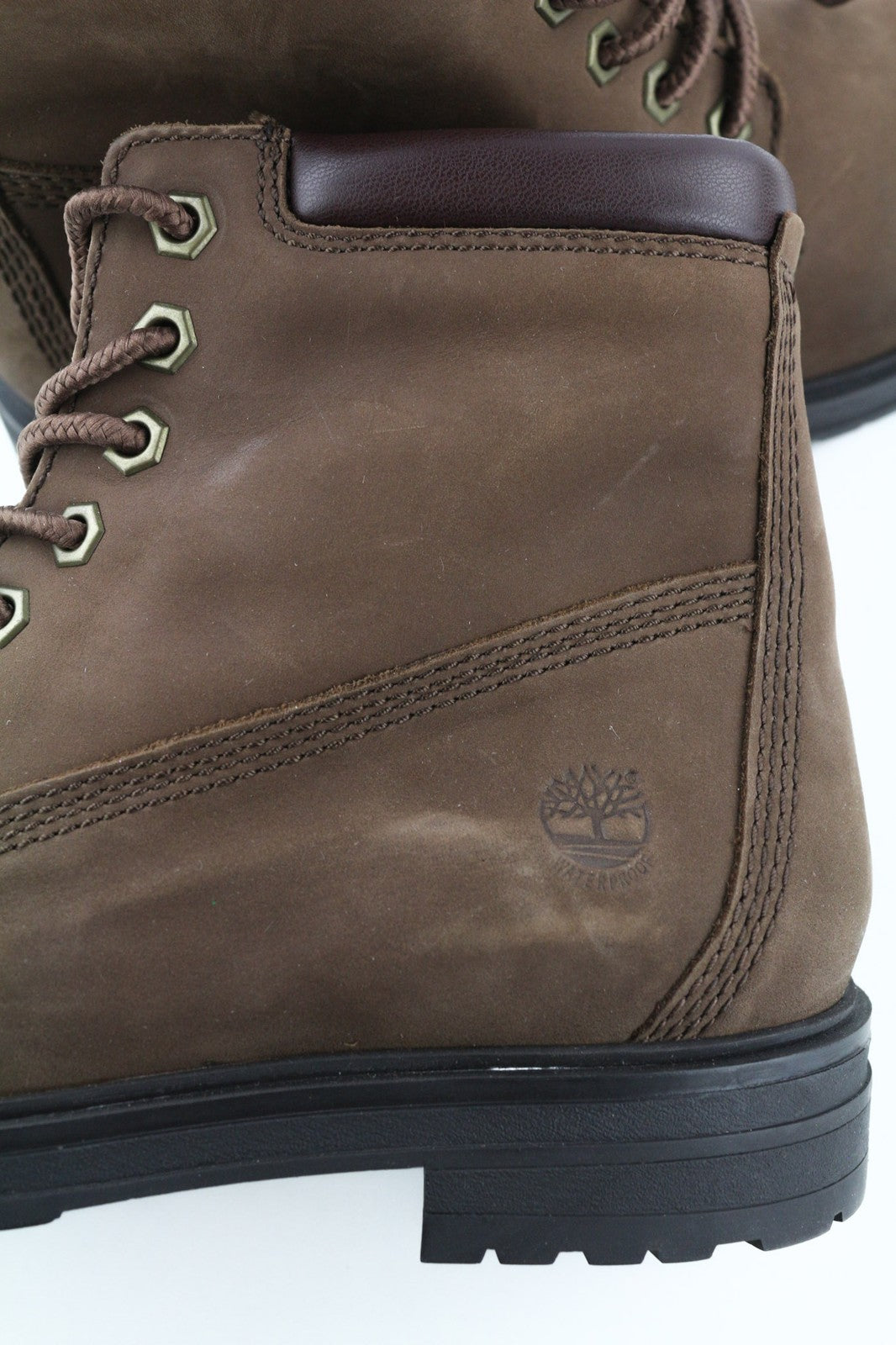 TIMBERLAND TB0A2HCV931 Women's Boots EU38 UK5 Brown Leather Waterproof Lace Up