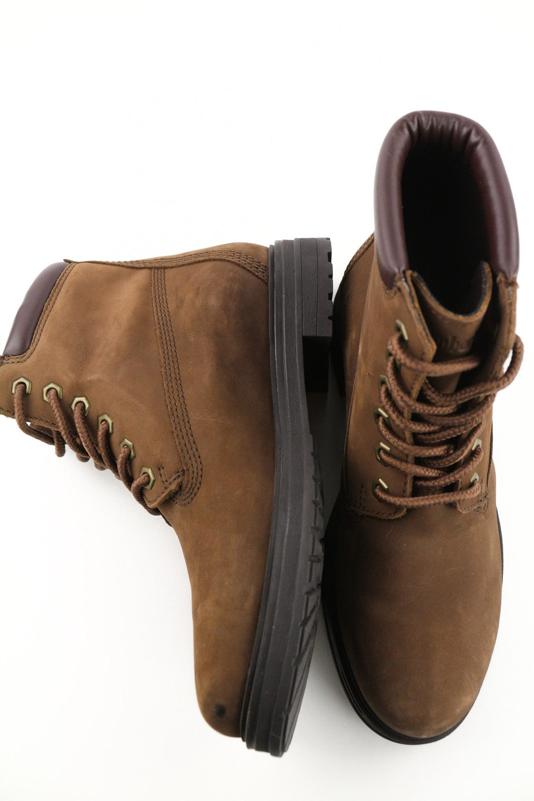 TIMBERLAND TB0A2HCV931 Women's Boots EU38 UK5 Brown Leather Waterproof Lace Up