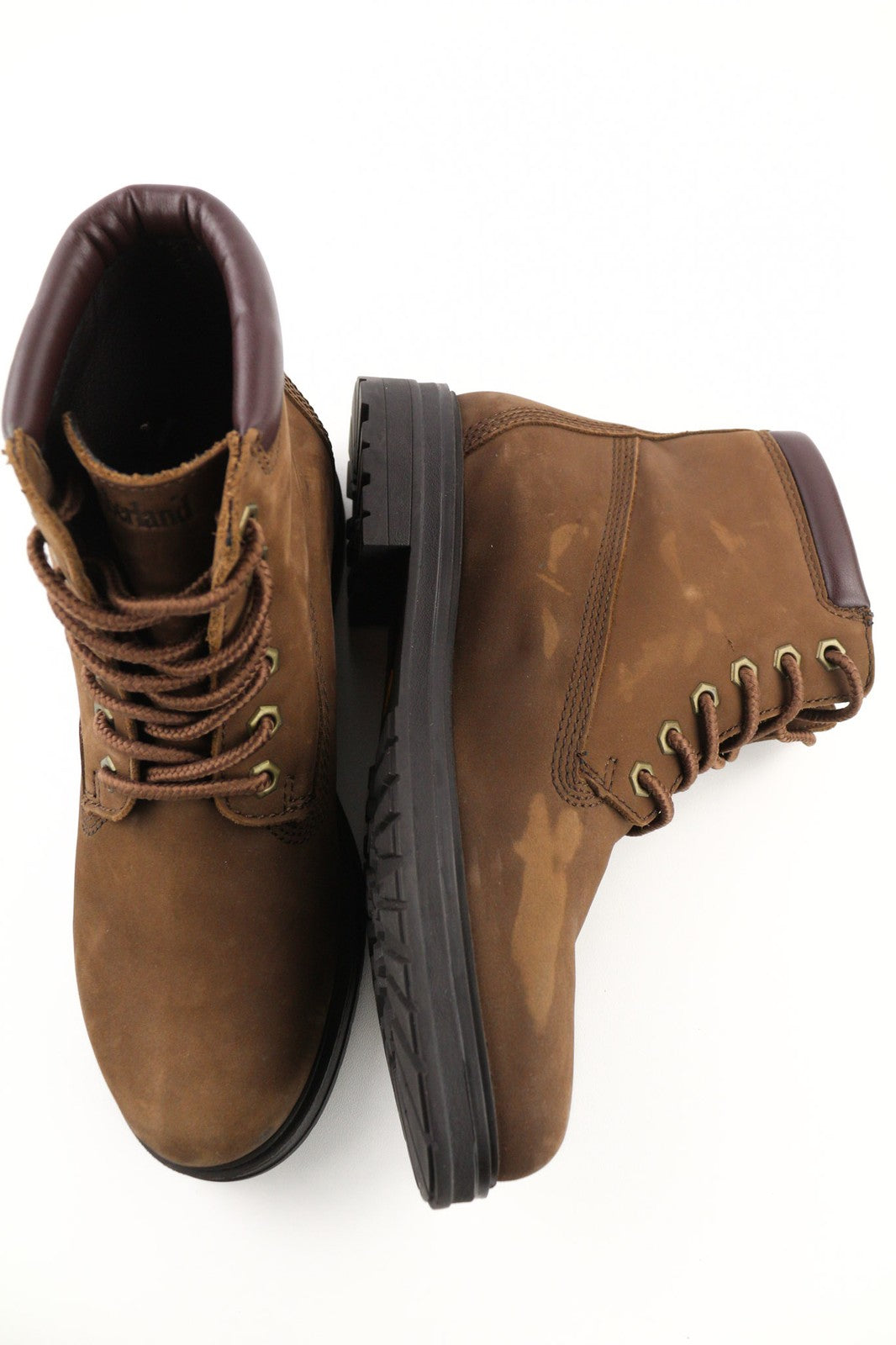 TIMBERLAND TB0A2HCV931 Women's Boots EU38 UK5 Brown Leather Waterproof Lace Up