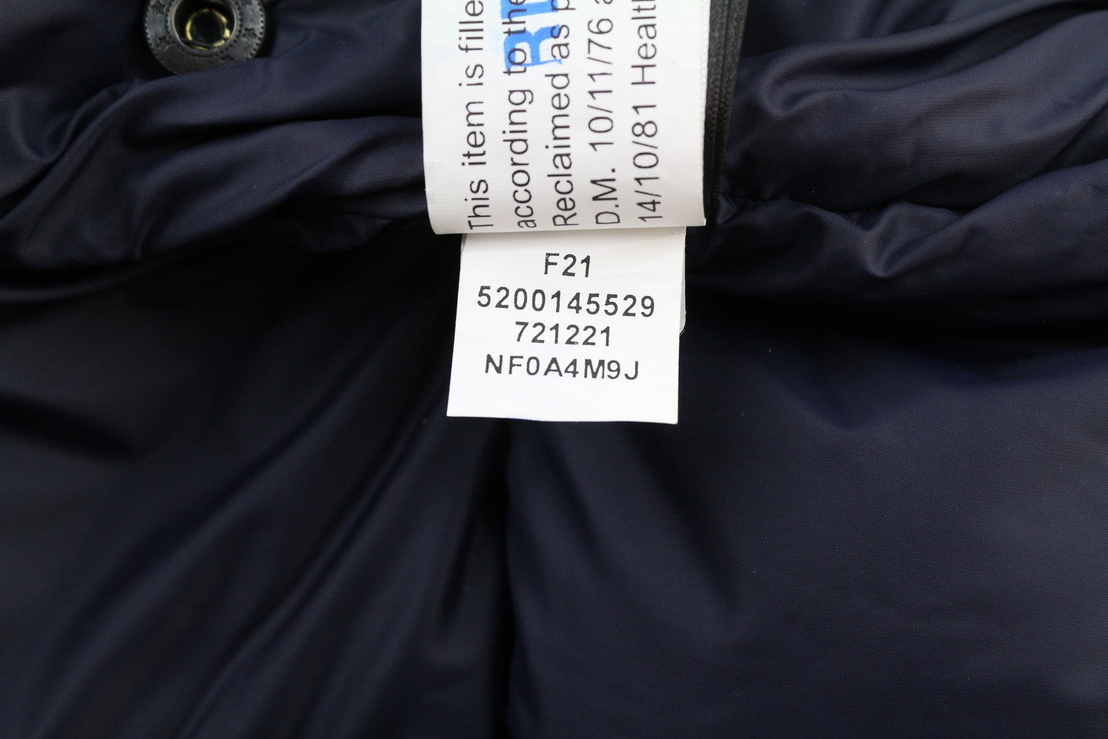 THE NORTH FACE Diablo Down Men's M 700 Fill Down Jacket Lined Zip High Neck