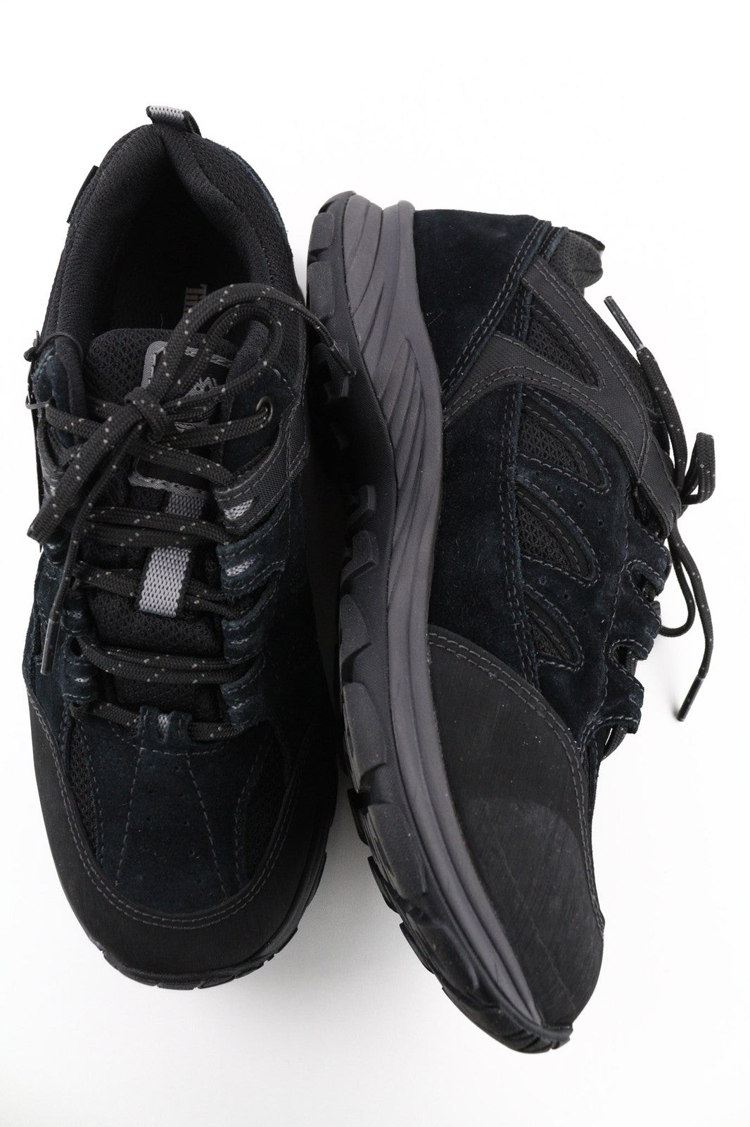 TIMBERLAND Men's Sneakers EU41 UK7 Black Leather Gore-Tex Round Toe Ortholite