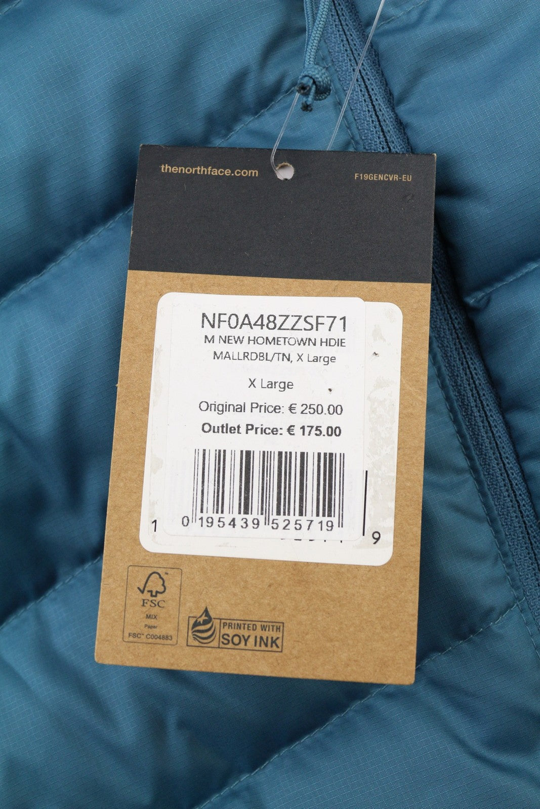 THE NORTH FACE Hometown Hooded Men's XL 550 Down Insulated Puffer Jacket RRP270