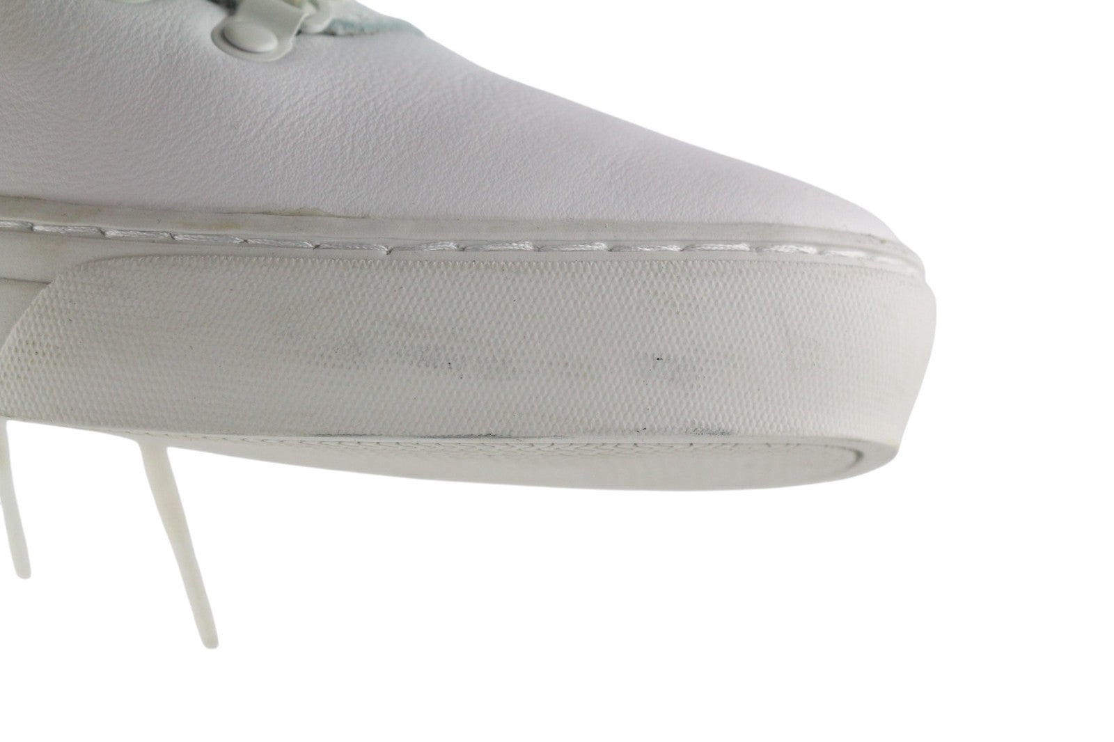 TIMBERLAND Men's Sneakers EU44.5 UK10 White Leather Lace Up Low Top Round Toe