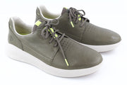 TIMBERLAND A2QAC Men's Sneakers EU43 UK8.5 Leather Green Stride Lace Up Low Top