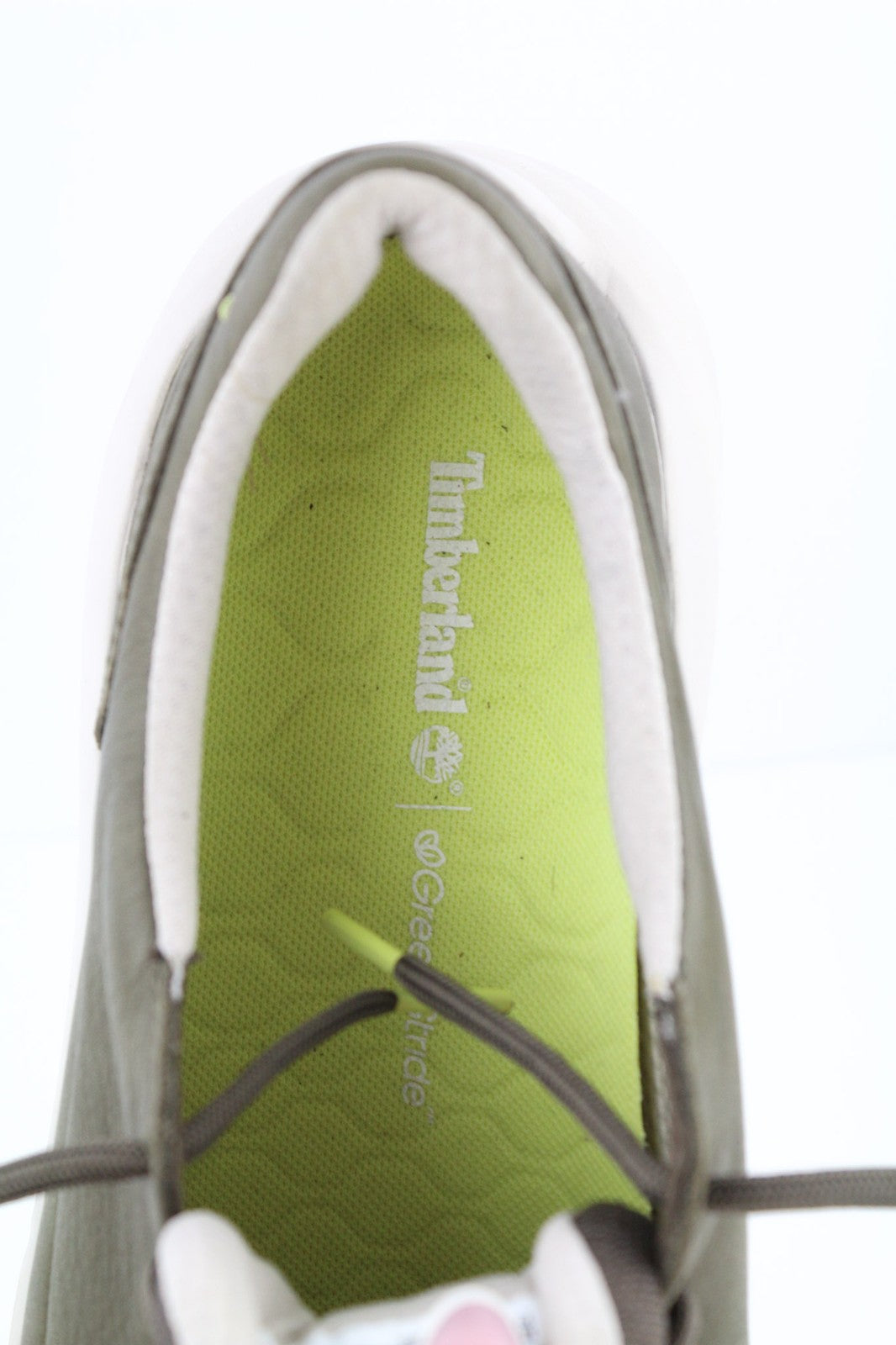 TIMBERLAND A2QAC Men's Sneakers EU43 UK8.5 Leather Green Stride Lace Up Low Top