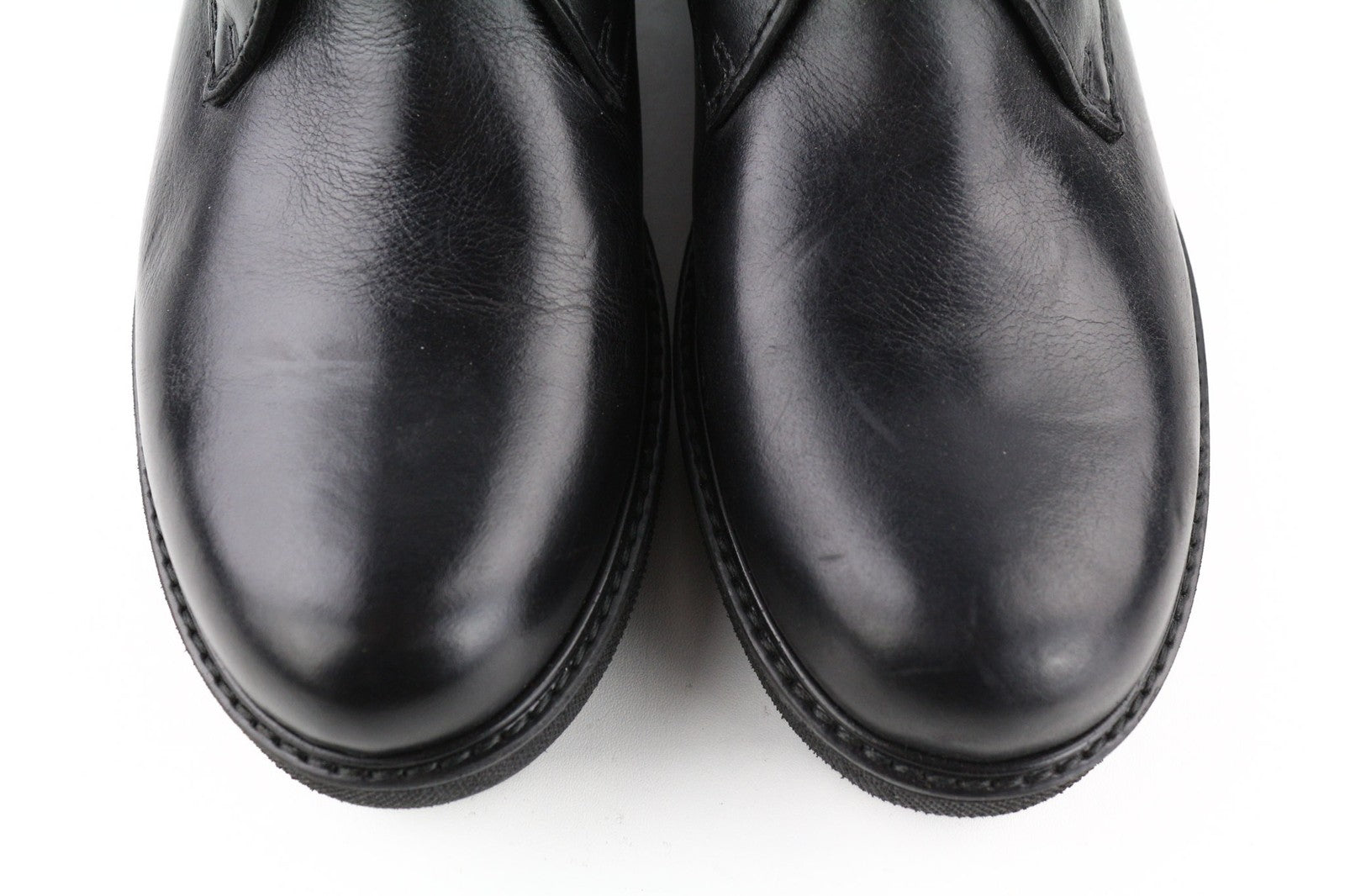 TIMBERLAND A2KCW Men's Shoes EU43 UK8.5 Black Leather High Top Lace Up Boots Tab