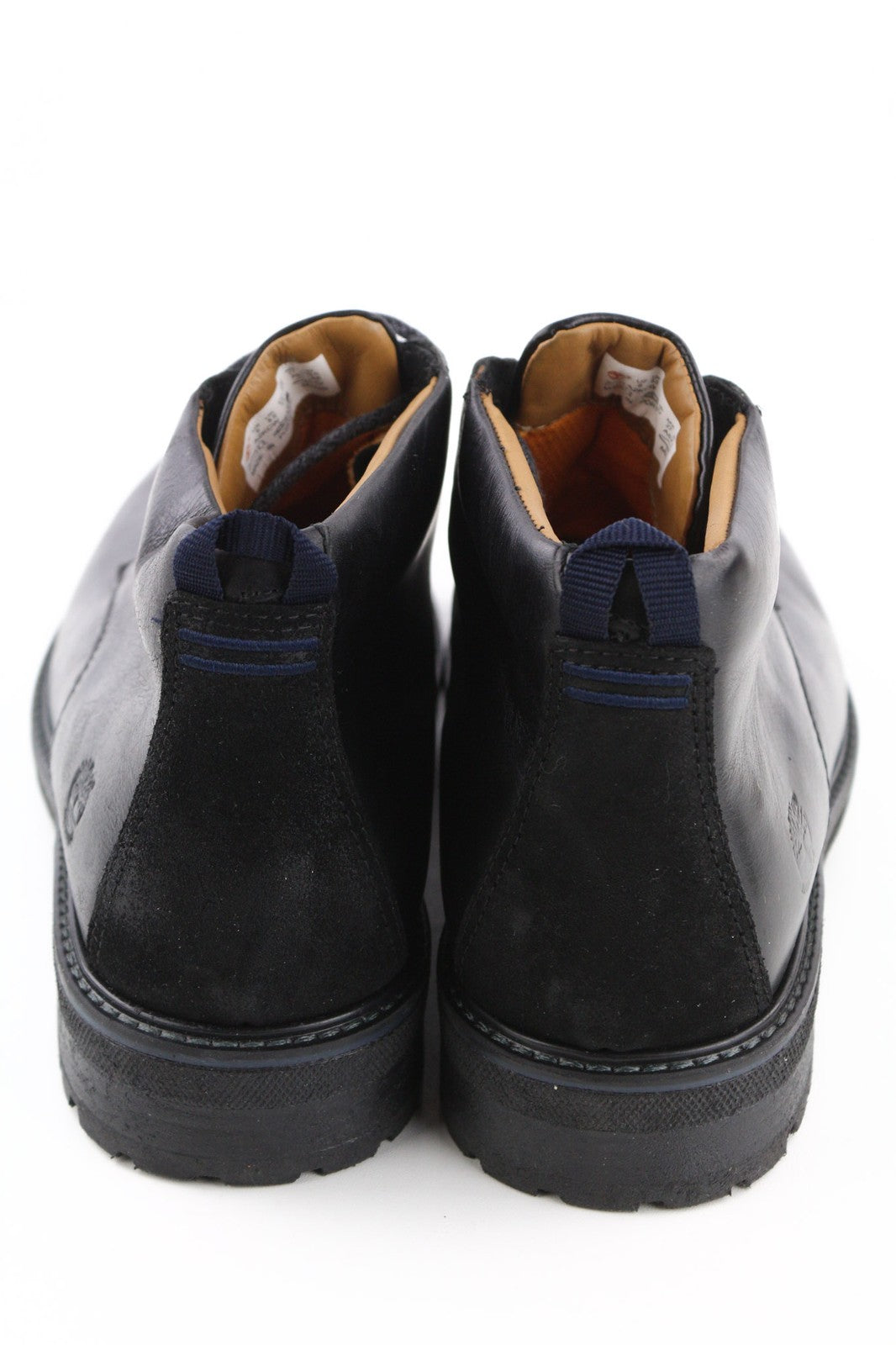 TIMBERLAND A2KCW Men's Shoes EU43 UK8.5 Black Leather High Top Lace Up Boots Tab