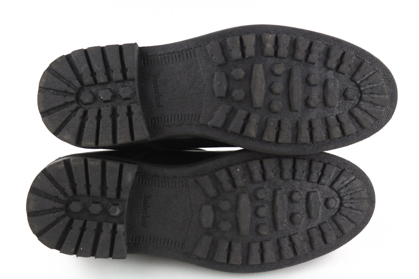 TIMBERLAND A2KCW Men's High Top Shoes EU43 UK8.5 Black Leather Lace Up Boots