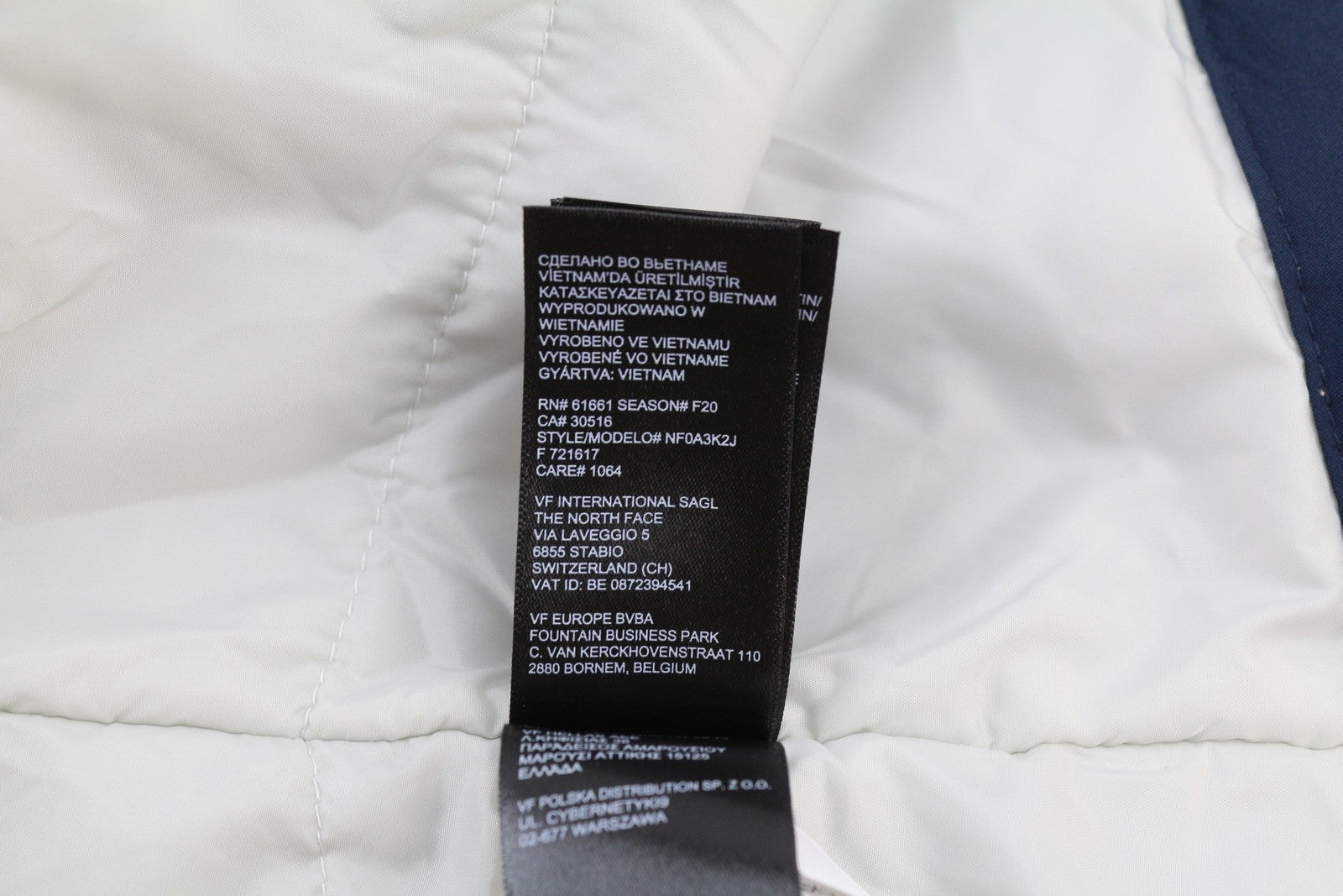 THE NORTH FACE Inlux Women's L Dryvent Padded Jacket Fleece Lined Drop Back