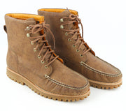 TIMBERLAND A2HB2 Men's Brown ReBOTL Leather Boots EU45 UK10.5 Pull Tab Lace Up
