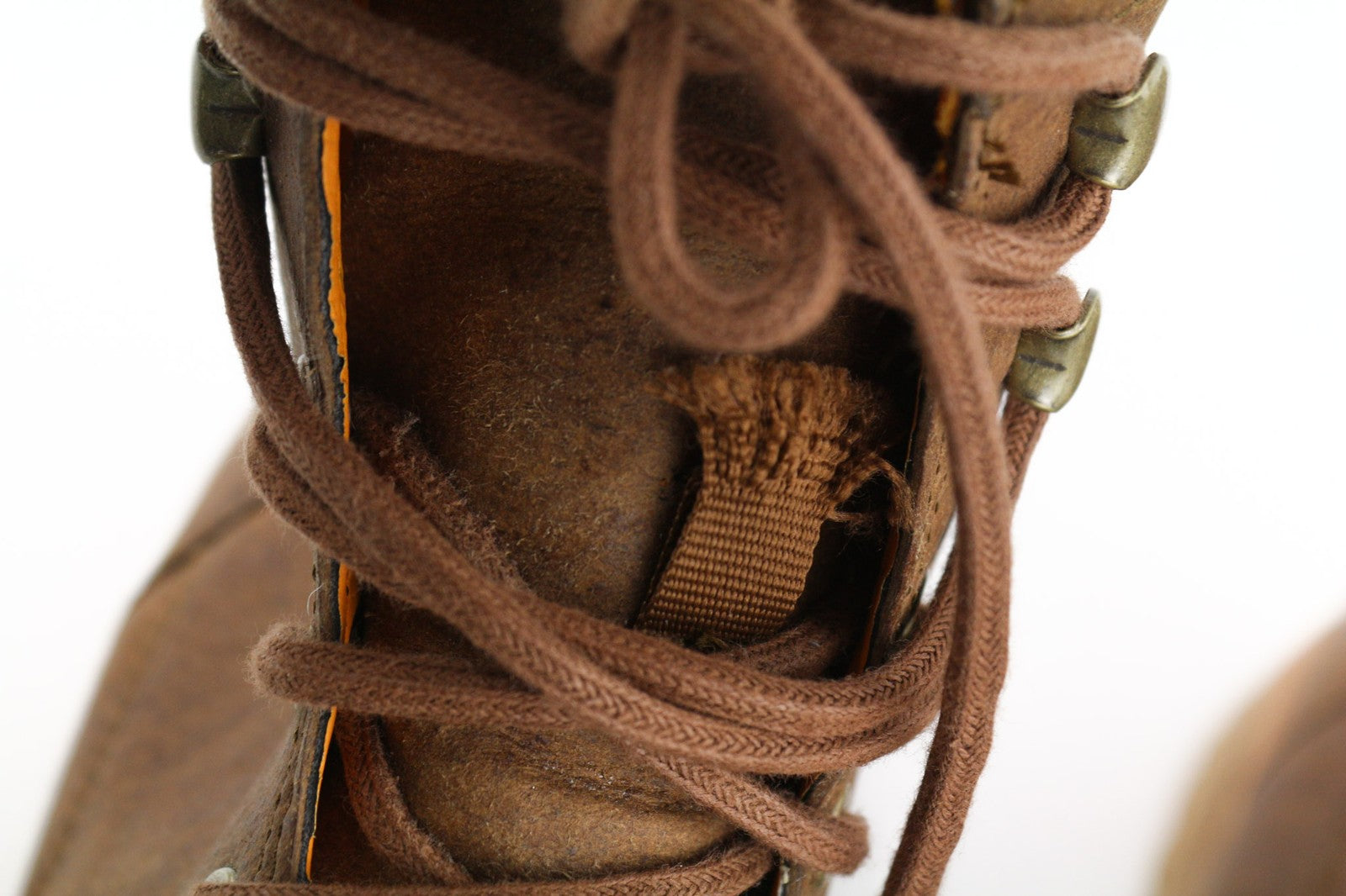 TIMBERLAND A2HB2 Men's Brown ReBOTL Leather Boots EU45 UK10.5 Pull Tab Lace Up