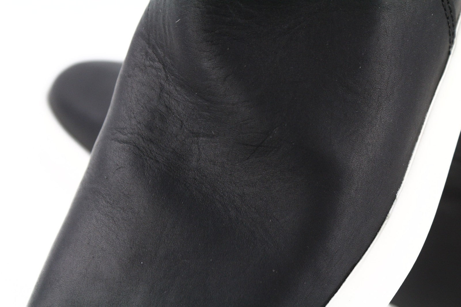 TIMBERLAND A2FUS Women's Black ReBOTL Boots EU41 UK7.5 Leather High Top Side