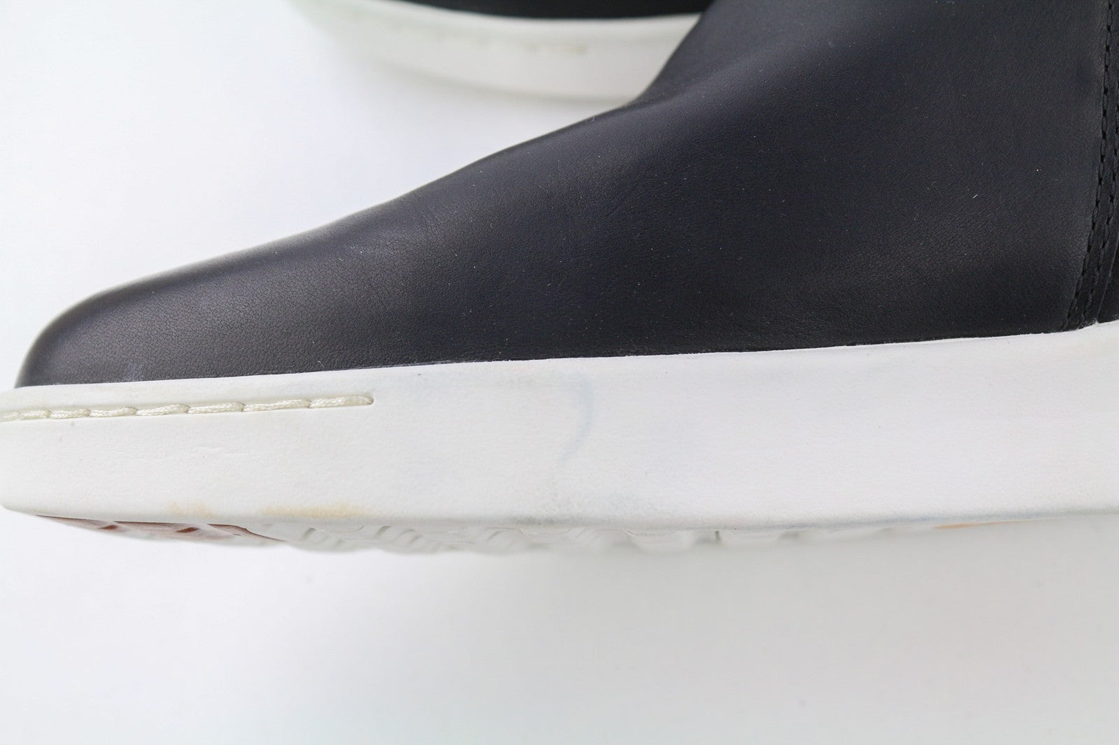 TIMBERLAND A2FUS Women's Black ReBOTL Boots EU41 UK7.5 Leather High Top Side