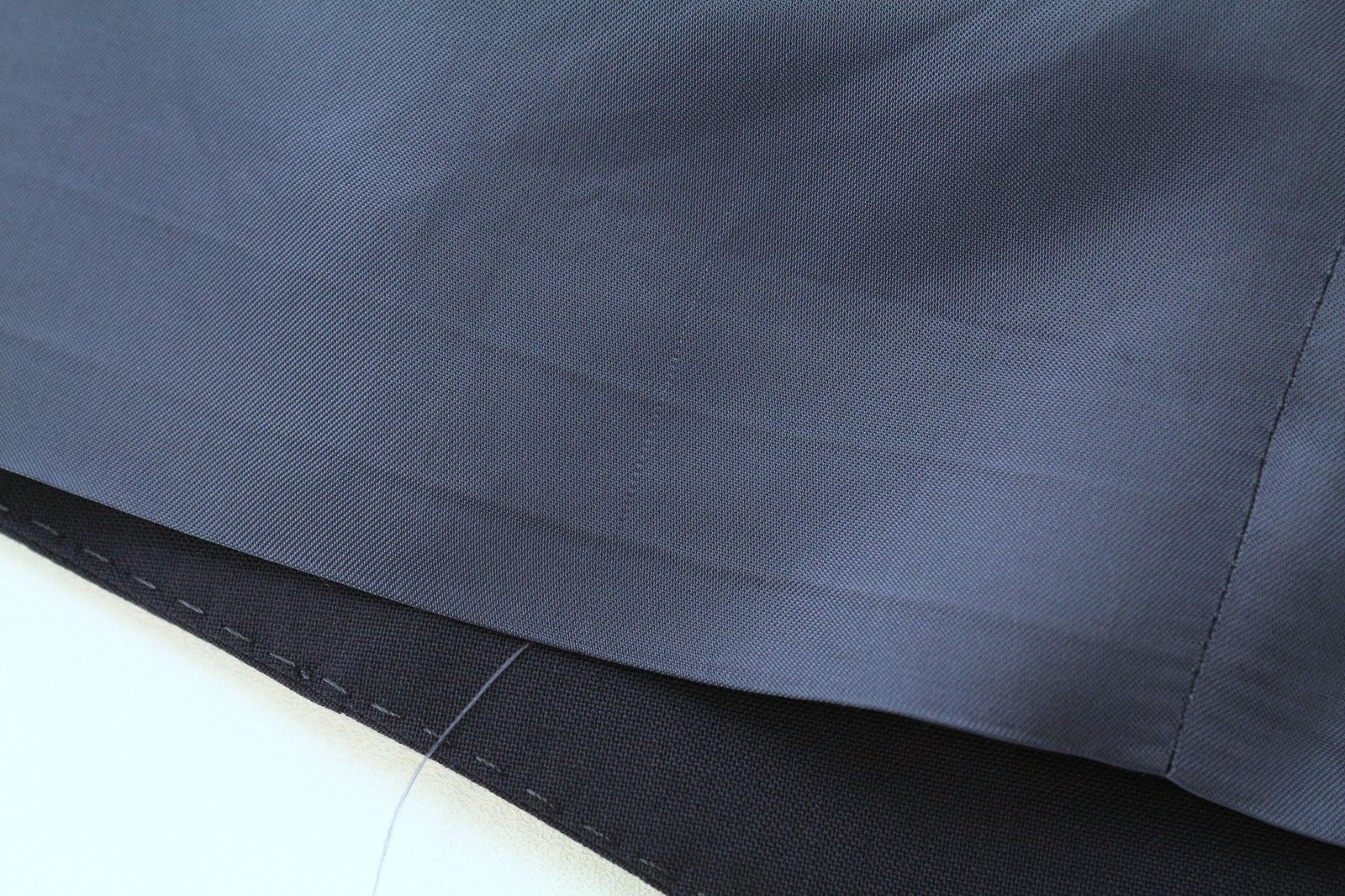 SUITSUPPLY Ferrara Men Waistcoat UK60R Blue Slim Wool V-Neck Button-Up Formal