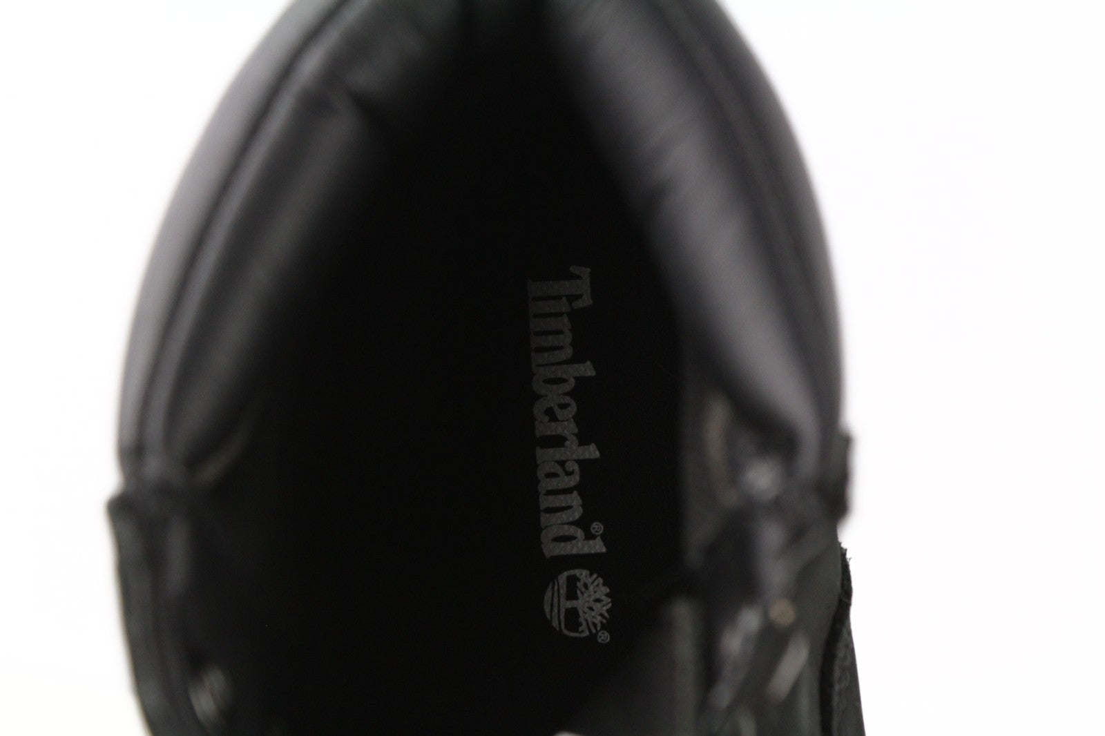 TIMBERLAND 6939R Men's Black Leather Boots EU41.5 7.5 High Top Round Toe Lace Up