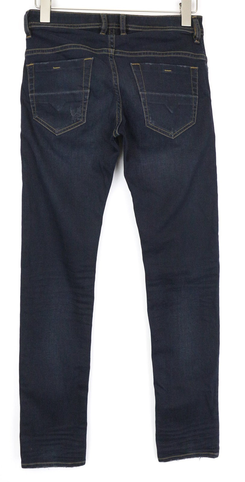 DIESEL Thommer 069GM Men Jeans W28/L32 Blue Slim Skinny Stretch Distressed Zip