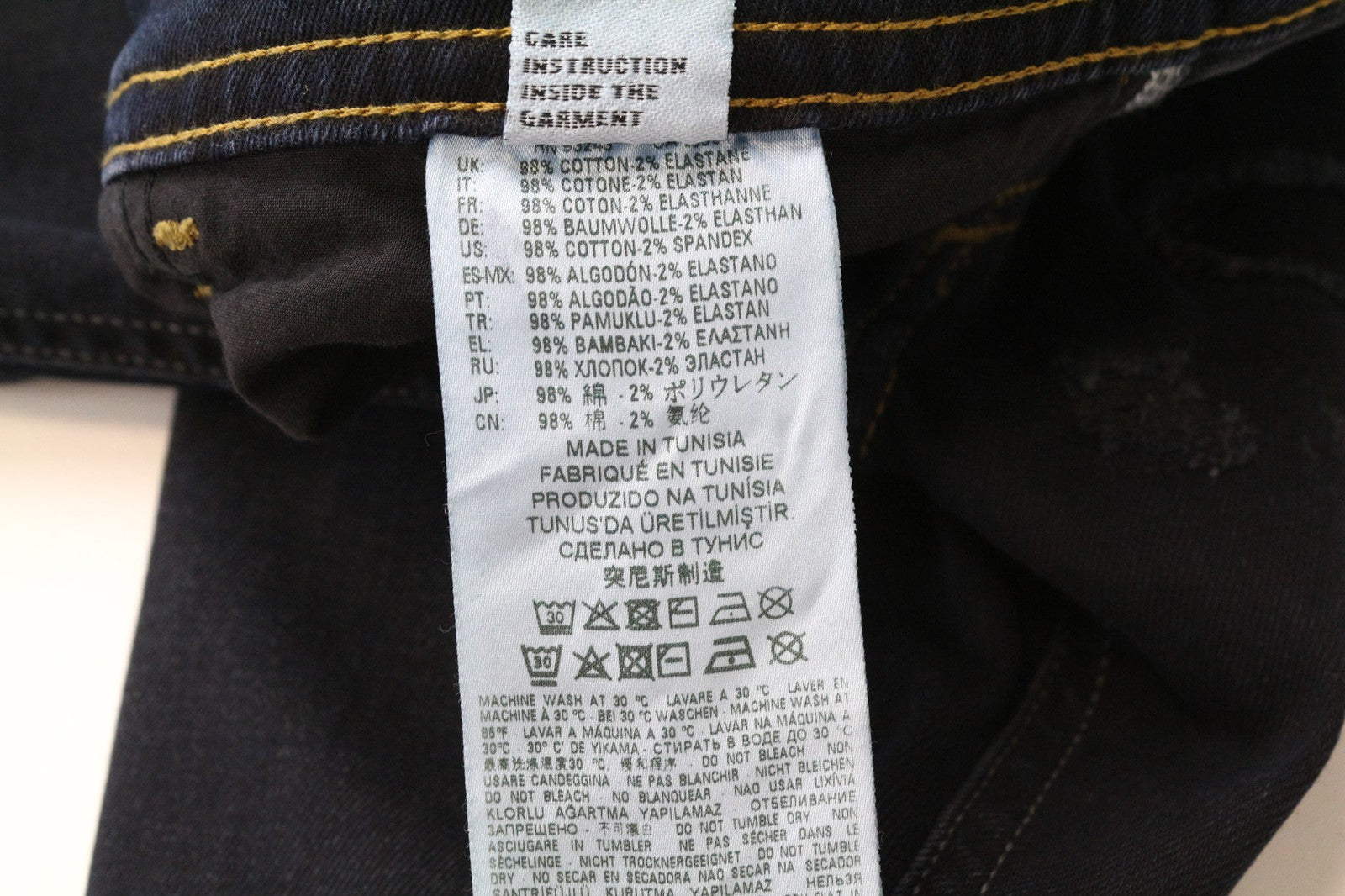 DIESEL Thommer 069GM Men Jeans W28/L32 Blue Slim Skinny Stretch Distressed Zip