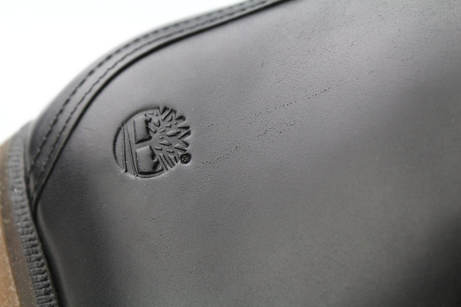 TIMBERLAND A2JK7 Women's Boots EU41.5 UK7.5 Black Leather Lace Up Pull Tab Gloss