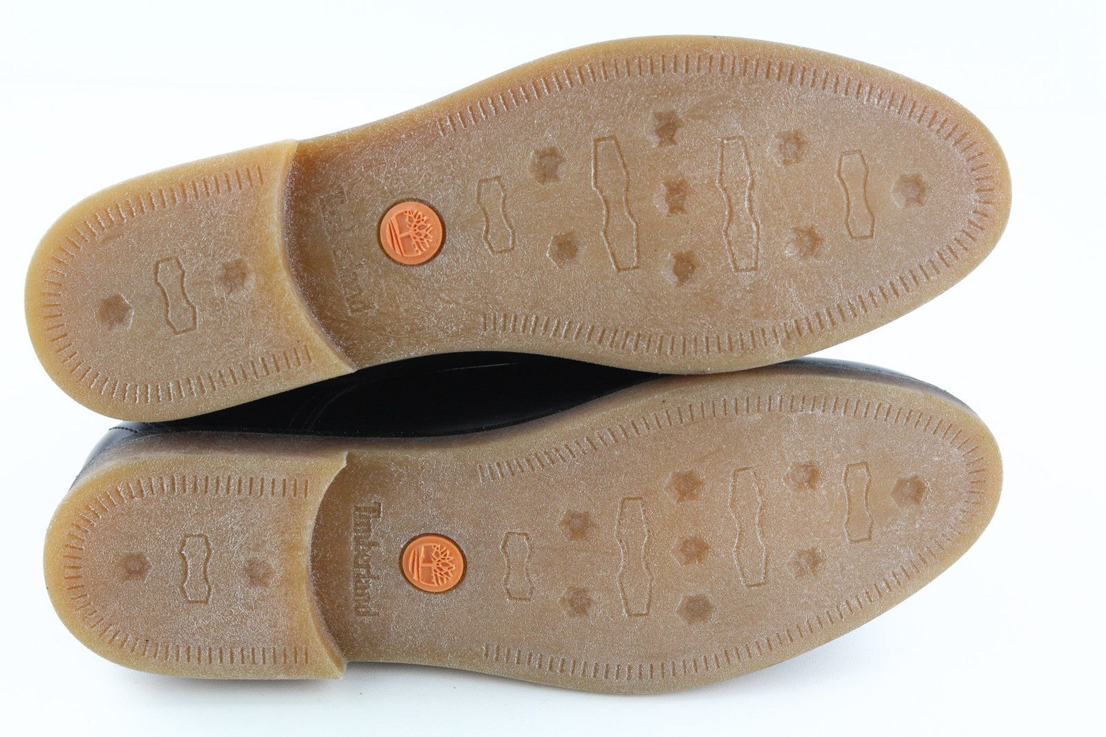 TIMBERLAND A2JK7 Women's Boots EU41.5 UK7.5 Black Leather Lace Up Pull Tab Gloss