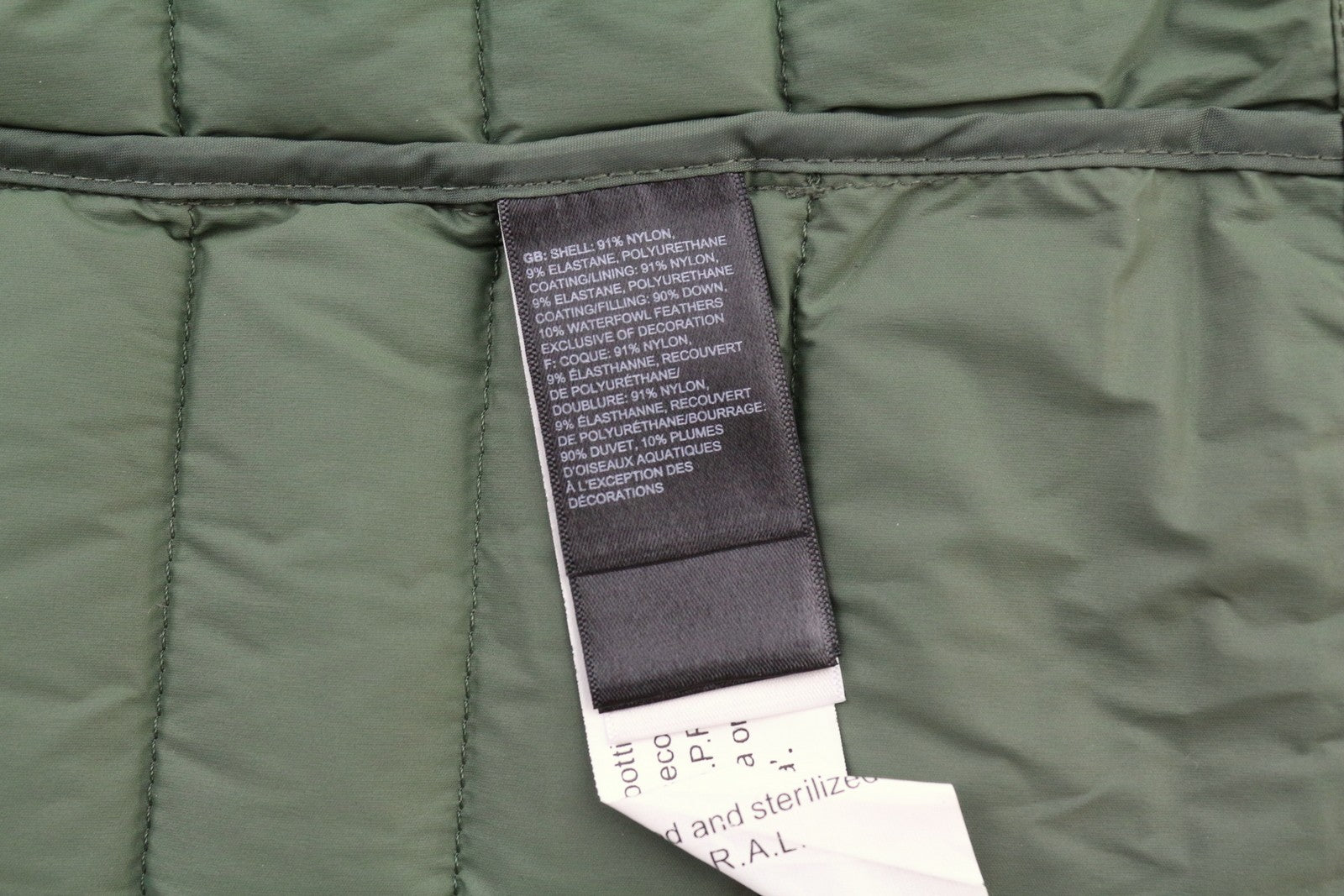 THE NORTH FACE Stretch Down Parka Women's XS Padded Hooded Mid Length Lined