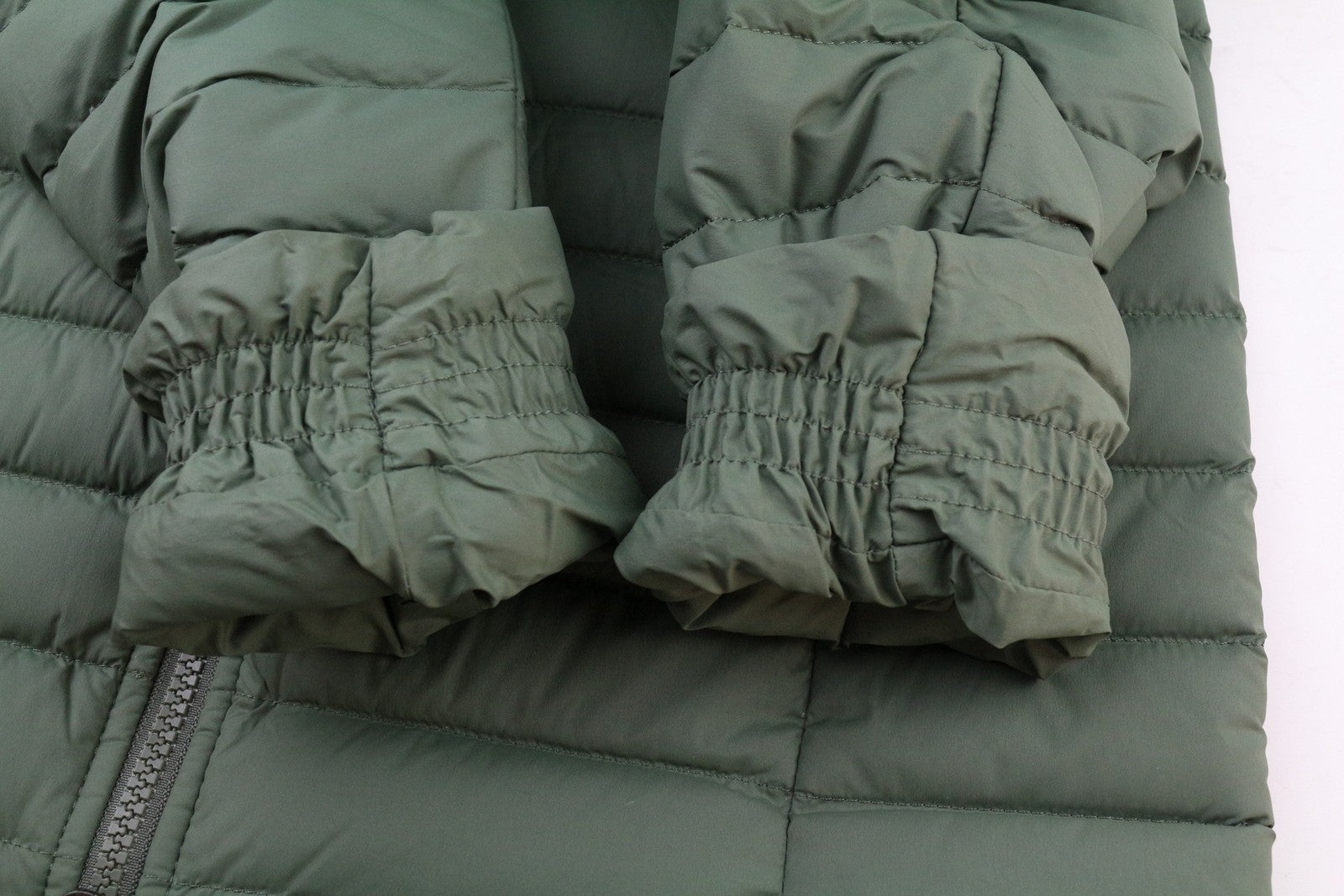 THE NORTH FACE Stretch Down Parka Women's XS Padded Hooded Mid Length Lined