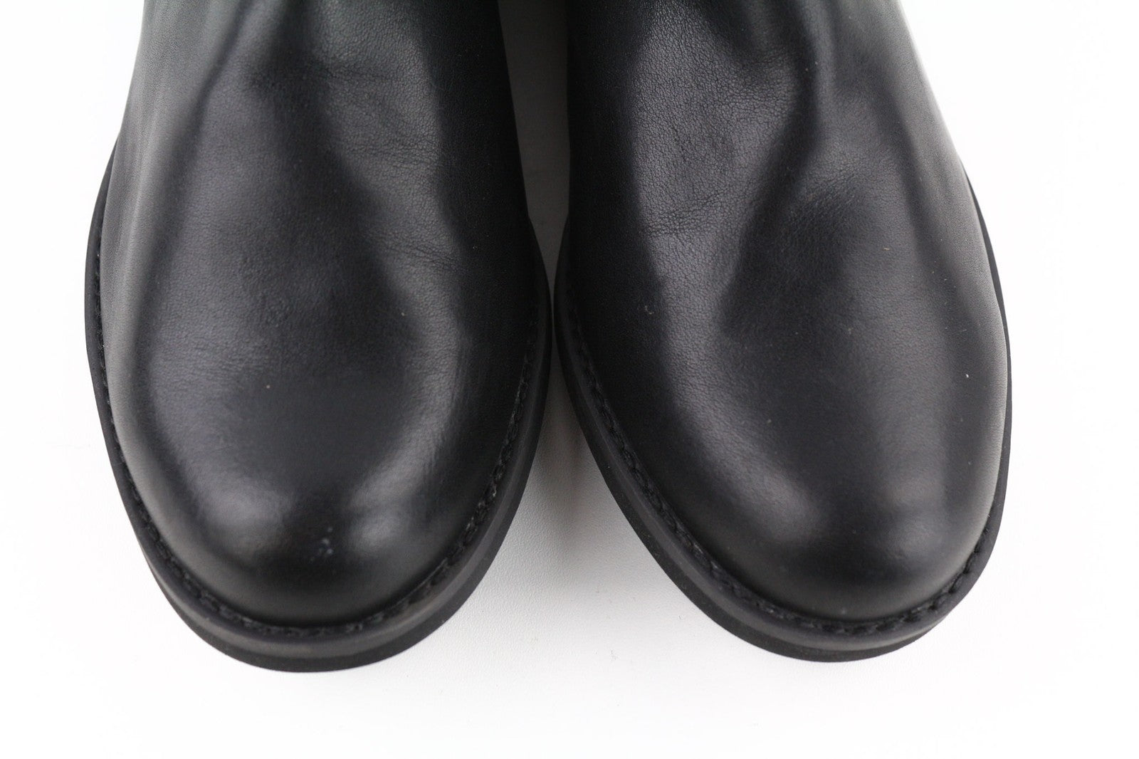 TIMBERLAND A1KHL Women's Boots EU40.5 UK6.5 Black Leather Mid Top Side Panels