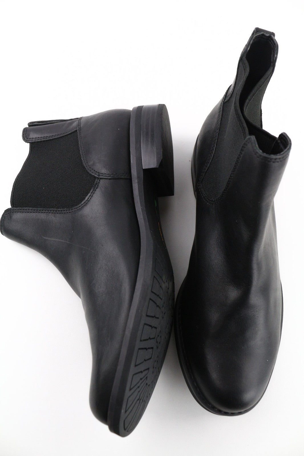 TIMBERLAND A1KHL Women's Boots EU40.5 UK6.5 Black Leather Mid Top Side Panels