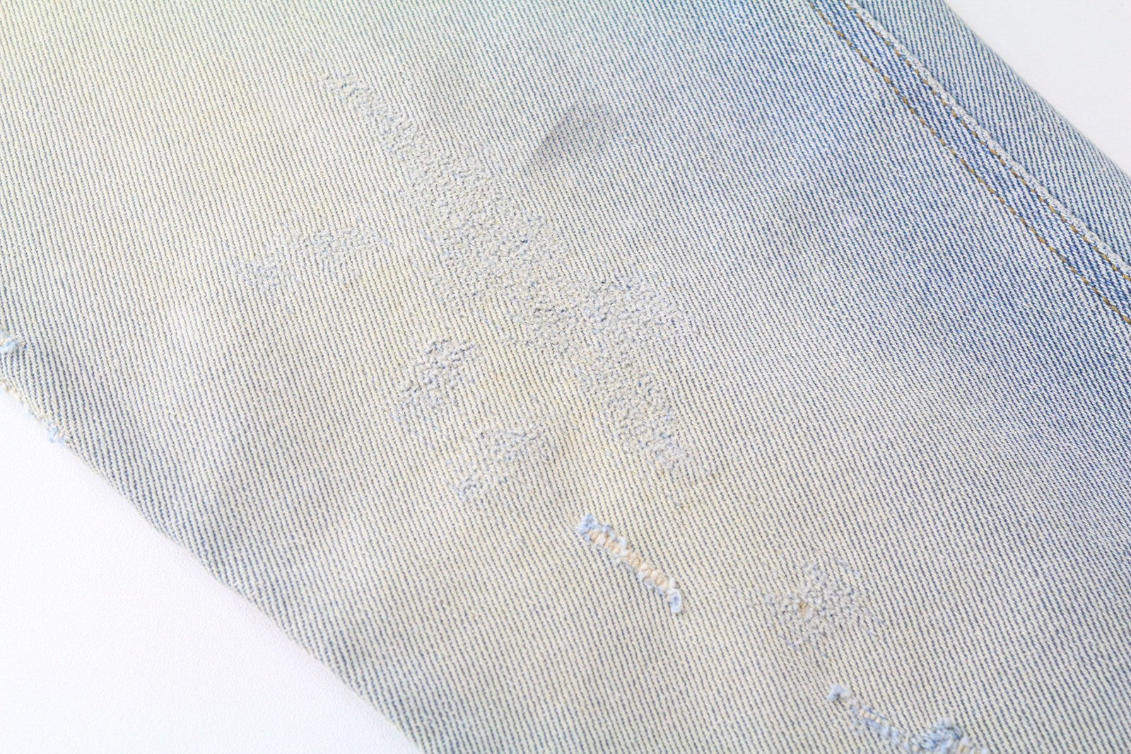 DIESEL D-Eetar 081AK Men Jeans W28/L32 Blue Stretch Carrot Tapered Distressed