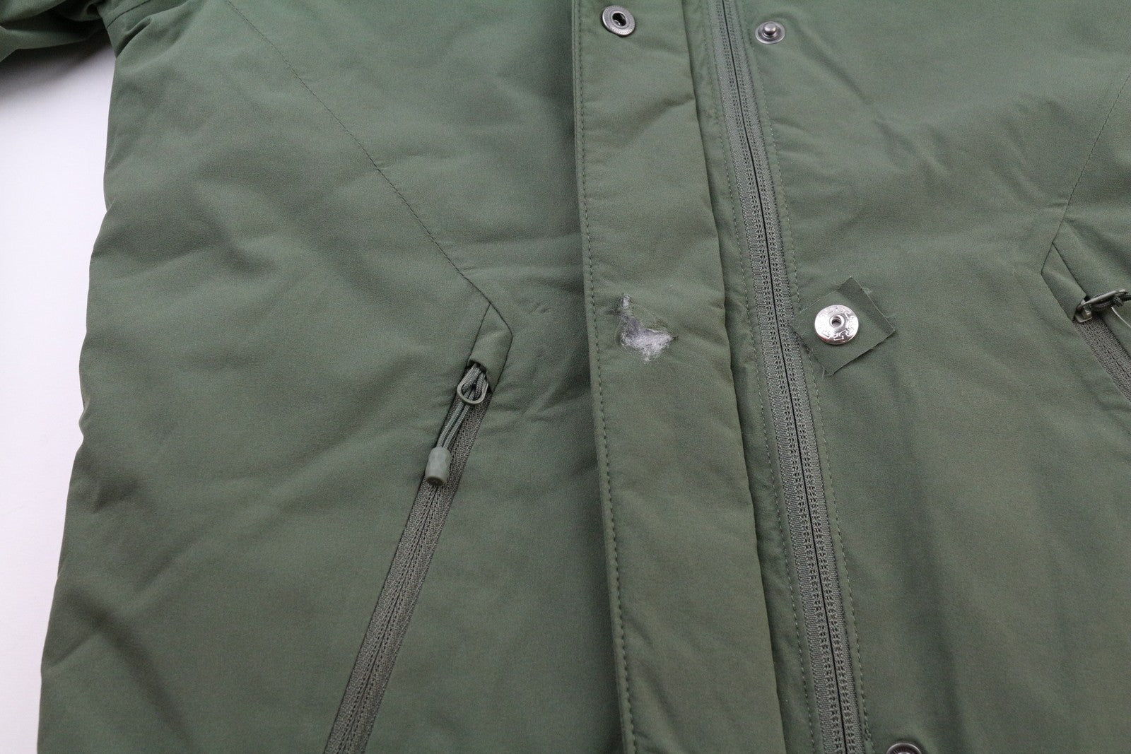 „THE NORTH FACE Inlux“ moteriška XL dydžio „Dryvent“ žalia vandeniui atspari paminkštinta striukė su gobtuvu 