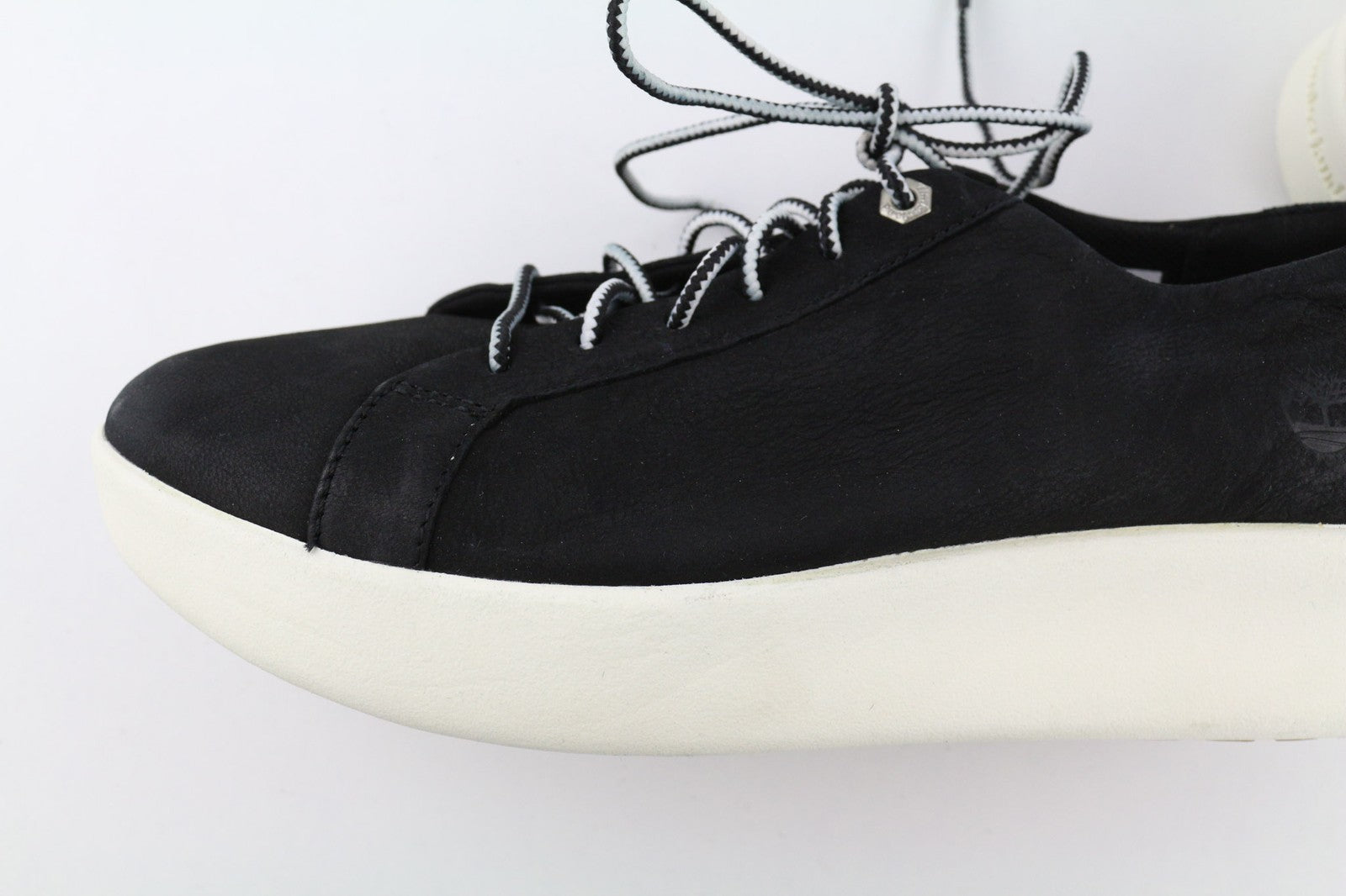 TIMBERLAND A1ST6 Women's Sneakers EU38 UK5 Black Leather Low Top Lace Up