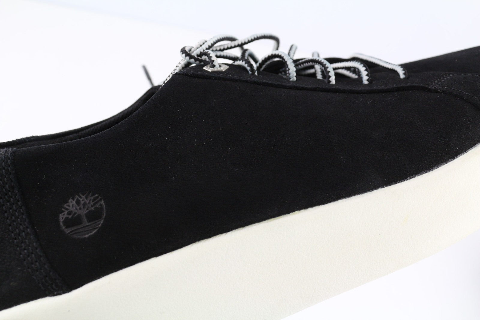 TIMBERLAND A1ST6 Women's Sneakers EU38 UK5 Black Leather Low Top Lace Up