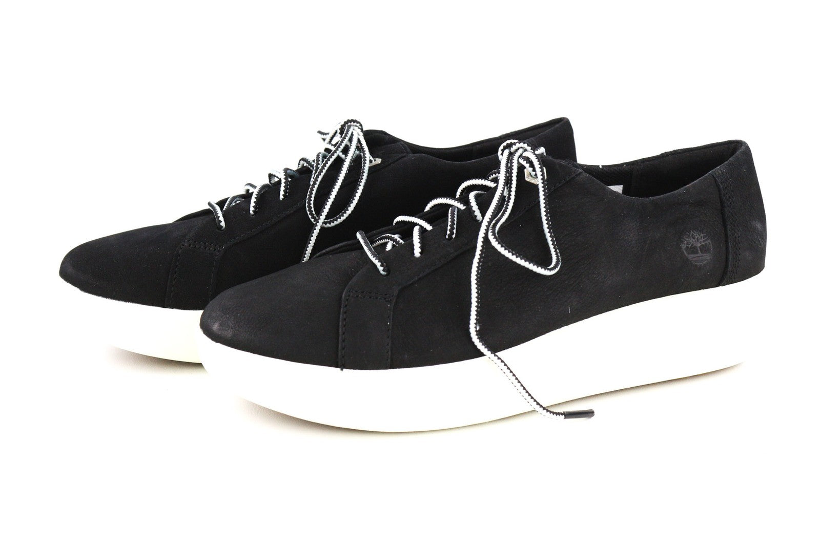 TIMBERLAND A1ST6 Women's Sneakers EU38 UK5 Black Leather Low Top Lace Up