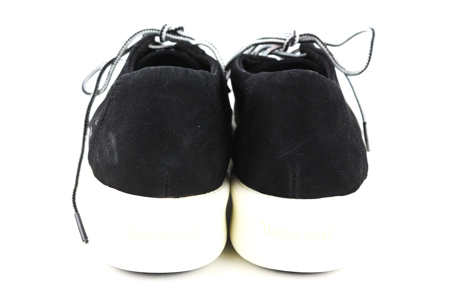 TIMBERLAND A1ST6 Women's Sneakers EU38 UK5 Black Leather Low Top Lace Up