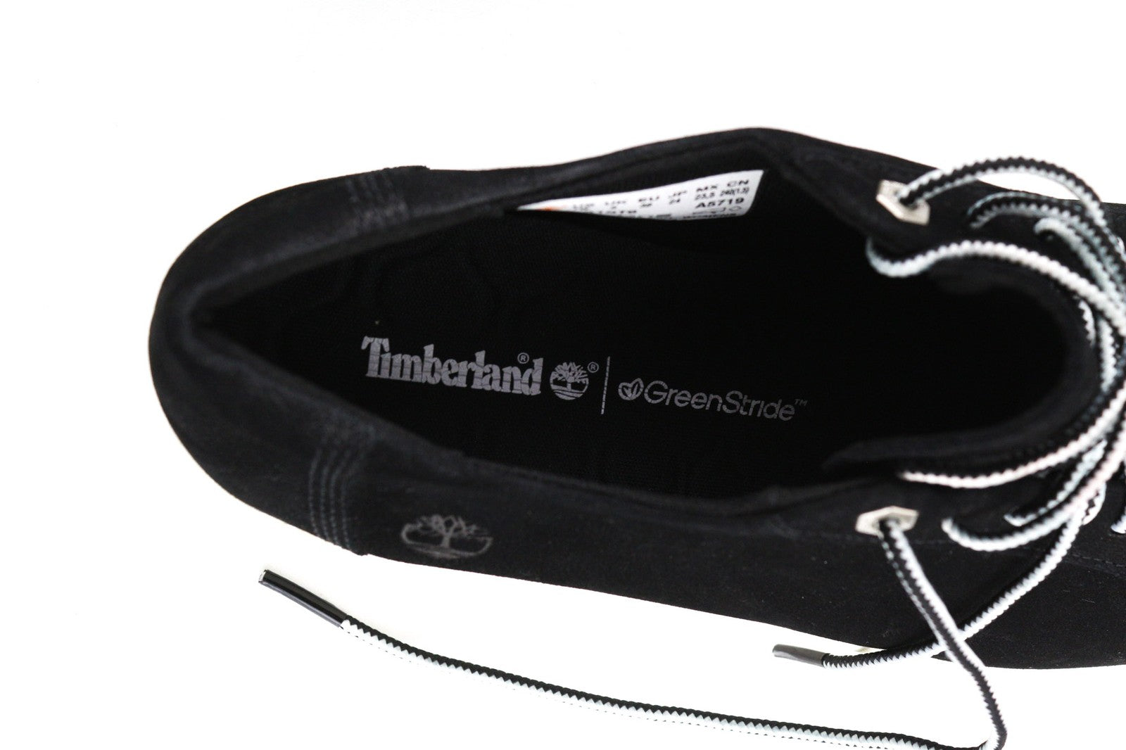 TIMBERLAND A1ST6 Women's Sneakers EU38 UK5 Black Leather Low Top Lace Up