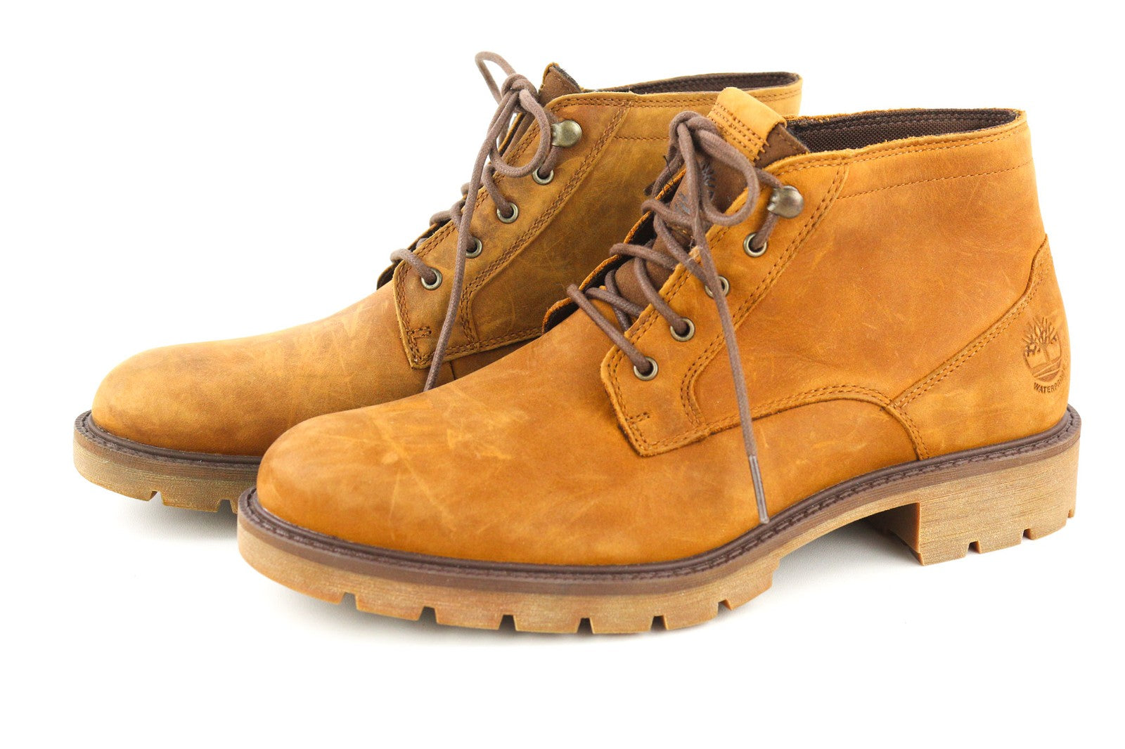 TIMBERLAND A26HN Men Boots EU40 UK6.5 Brown Leather Waterproof ReBOTL TimberDry