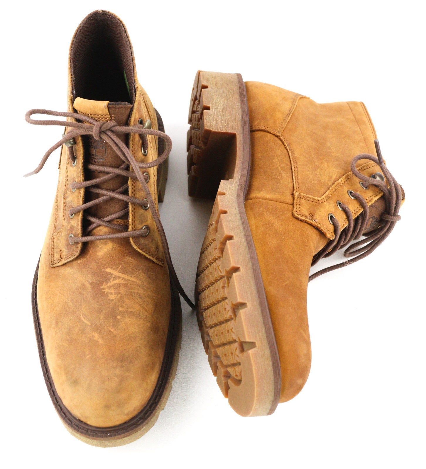 TIMBERLAND A26HN Men Boots EU40 UK6.5 Brown Leather Waterproof ReBOTL TimberDry