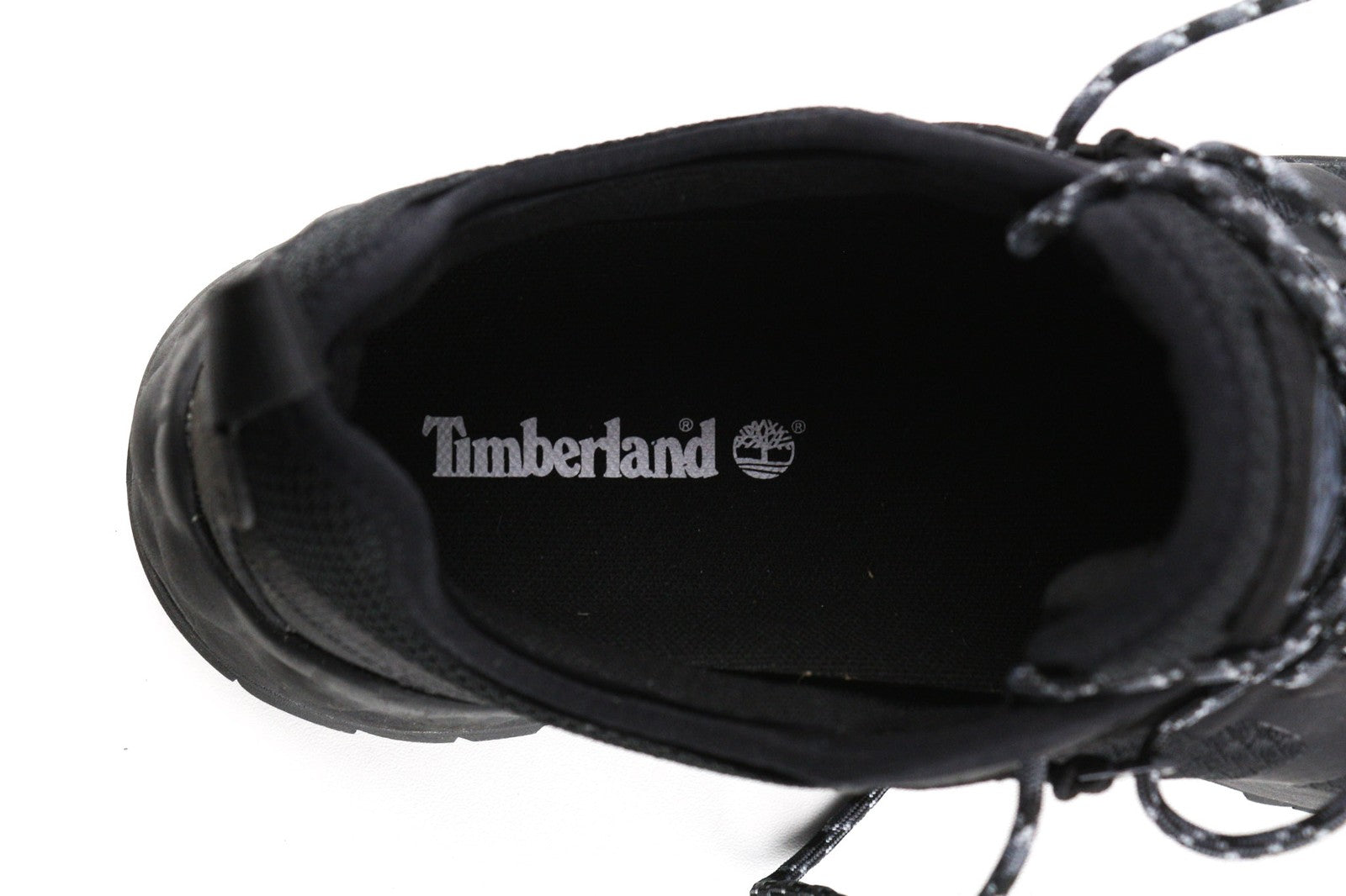 TIMBERLAND A2FPH Men's Sneakers EU42 UK8 Black Leather Sensorflex Green Stride