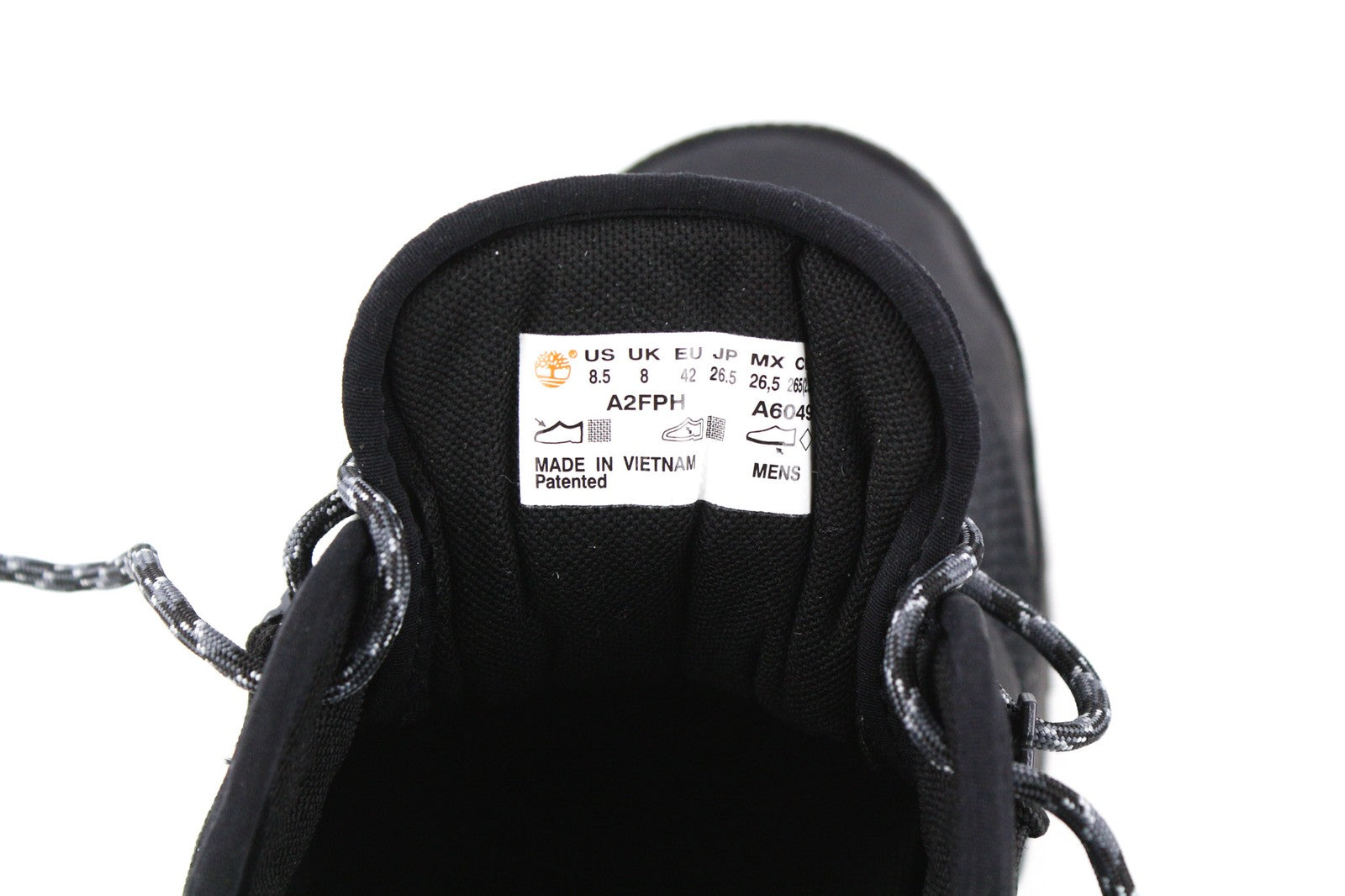 TIMBERLAND A2FPH Men's Sneakers EU42 UK8 Black Leather Sensorflex Green Stride