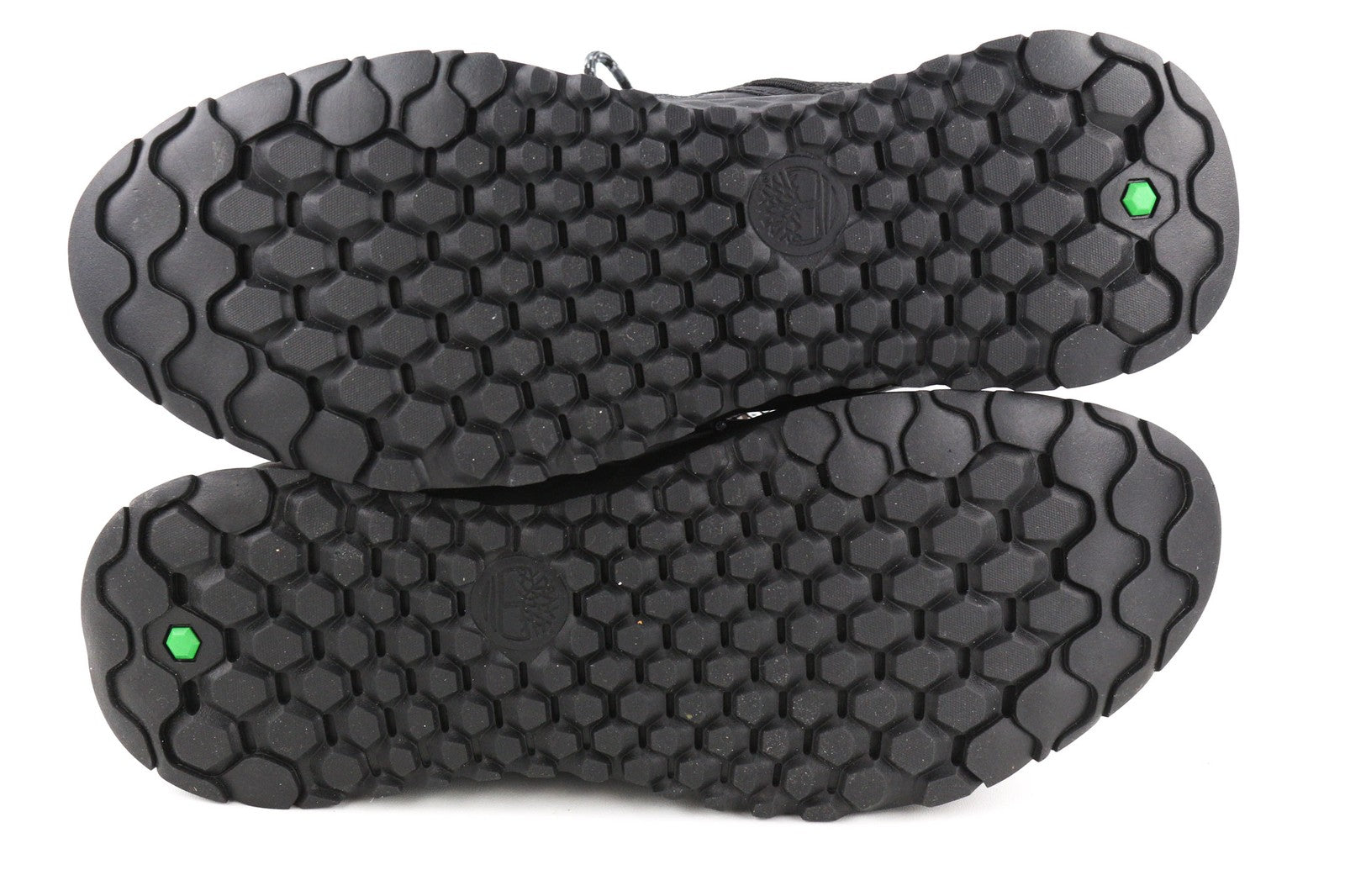 TIMBERLAND A2FPH Men's Sneakers EU42 UK8 Black Leather Sensorflex Green Stride