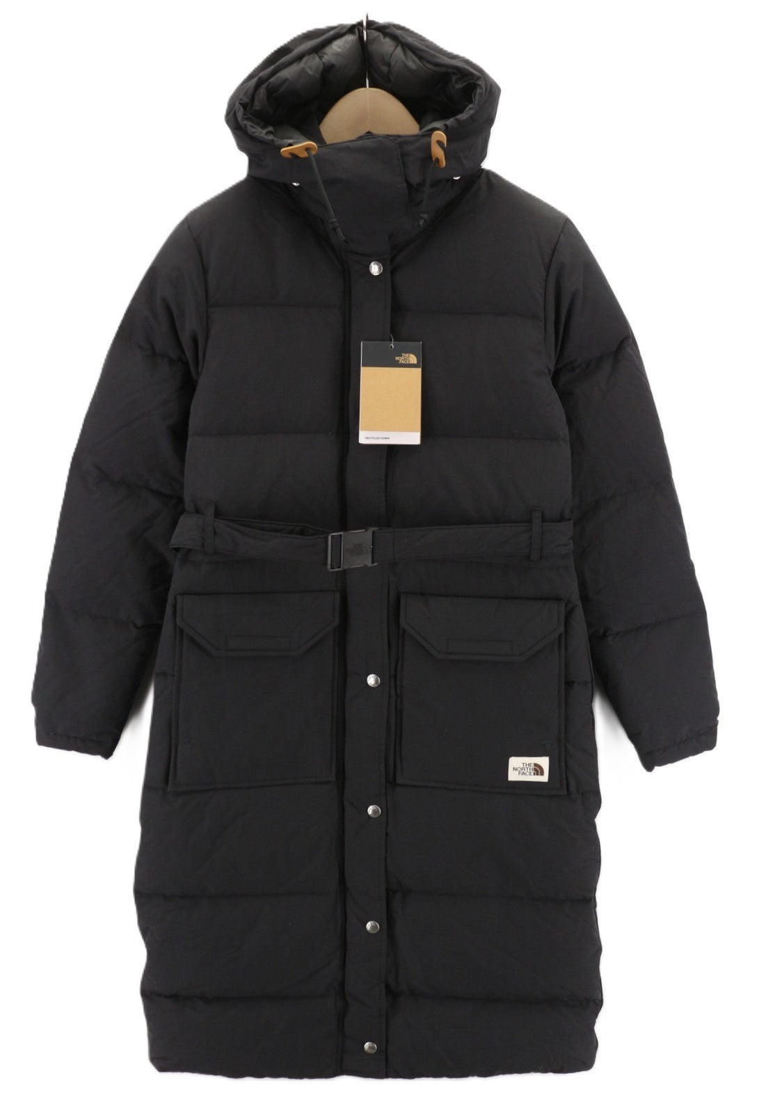 THE NORTH FACE Sierra Long Down Parka Women's XS 600 Fill Hooded Lined Black