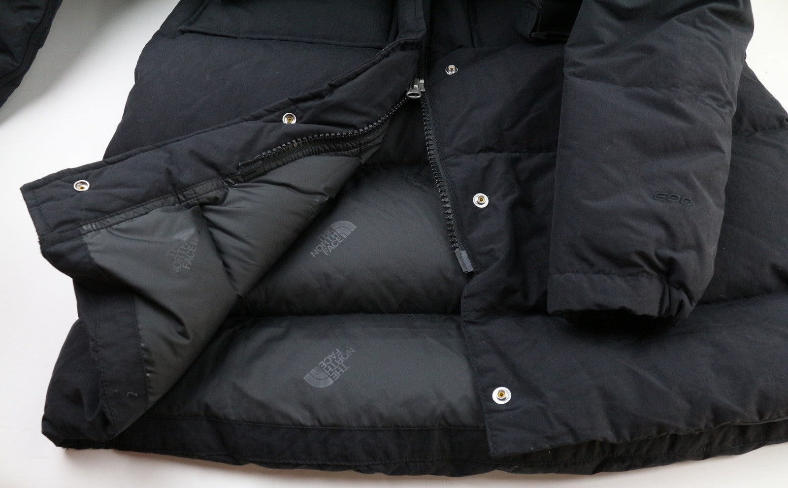 THE NORTH FACE Sierra Long Down Parka Women's XS 600 Fill Hooded Lined Black