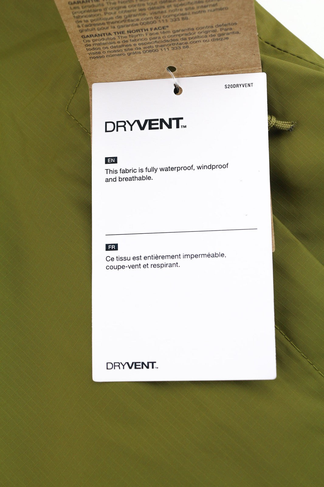 THE NORTH FACE Men's Jacket M Dryvent Hooded Waterproof Windproof Lightweight