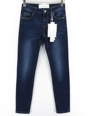 JOHN RICHMOND Aisha Women's Jeans W26 Push-Up Normal Waist Blue Washed Zip