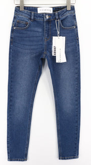 JOHN RICHMOND Aisha Women's Jeans W26 Push-Up Fit Mid Waist Washed Blue