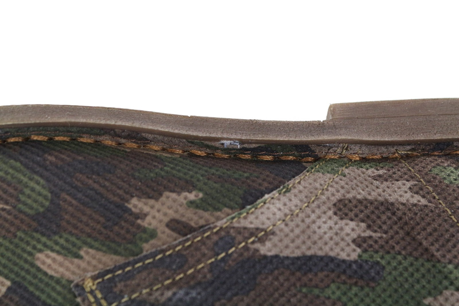 REPLAY Men Casual Shoes EU46 Brown High-Top Lace-Up Camouflage Print Leather