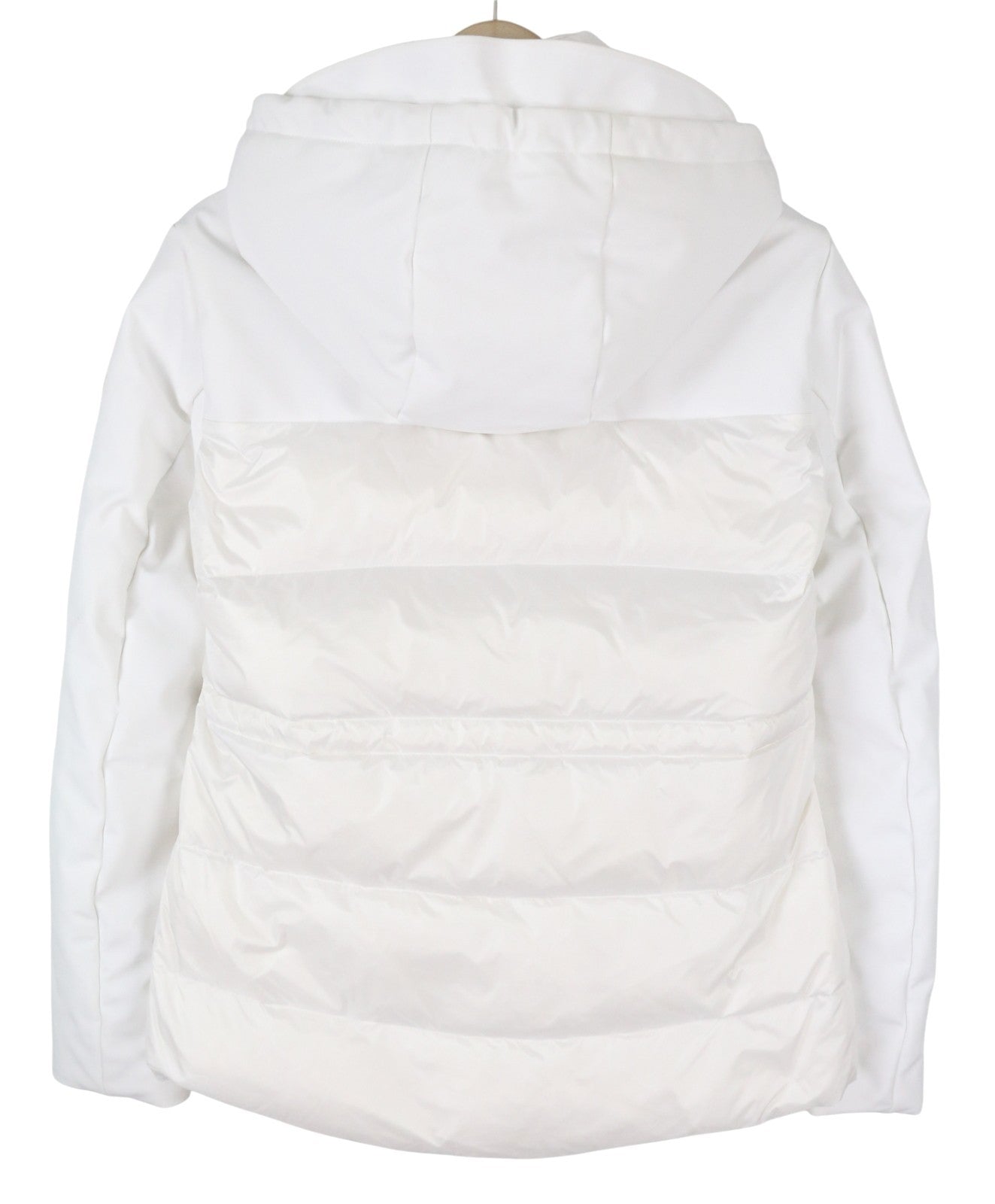 WOOLRICH Soft Shell Down Quilted Hybrid Women Jacket S White Down Filled RRP520