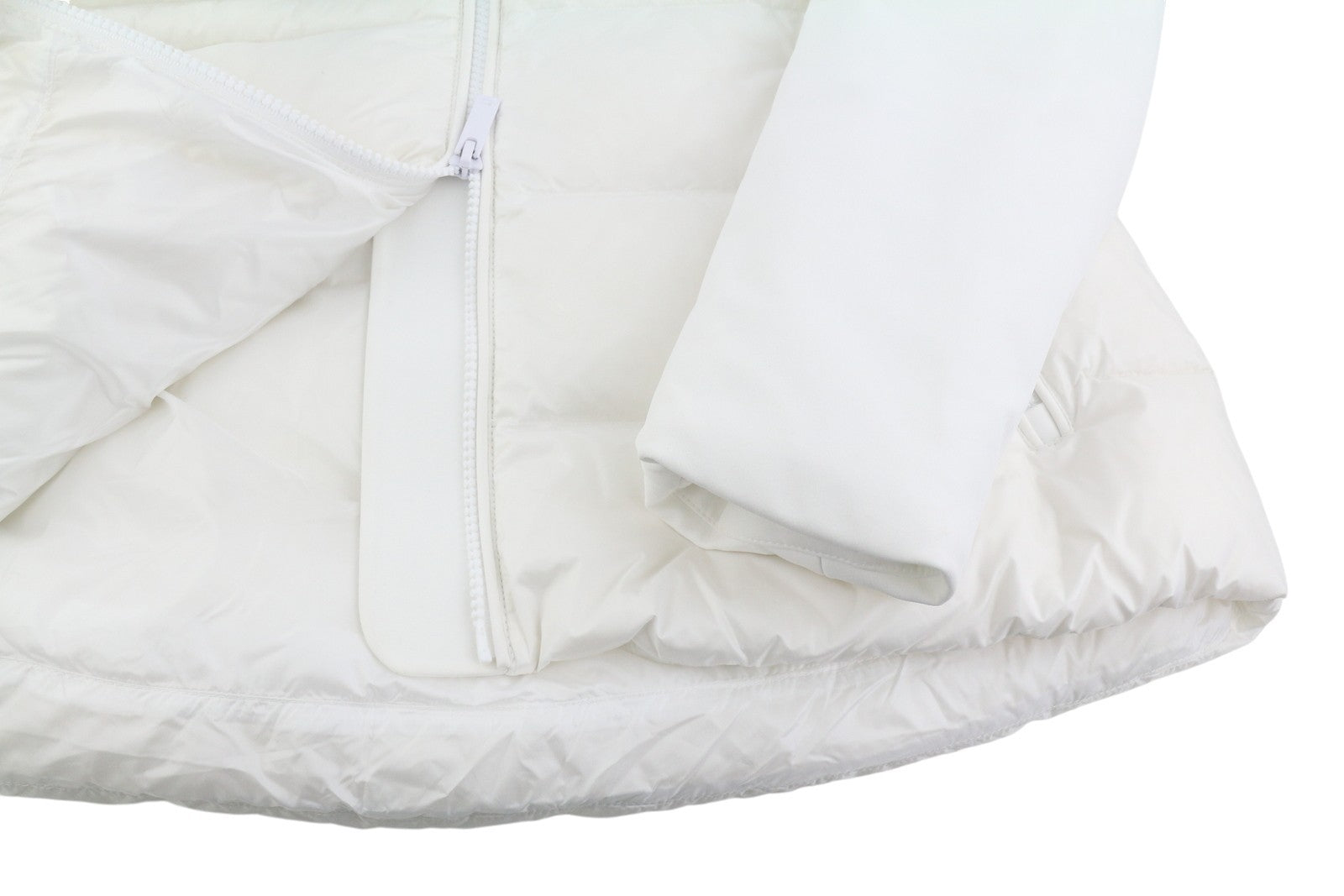 WOOLRICH Soft Shell Down Quilted Hybrid Women Jacket S White Down Filled RRP520